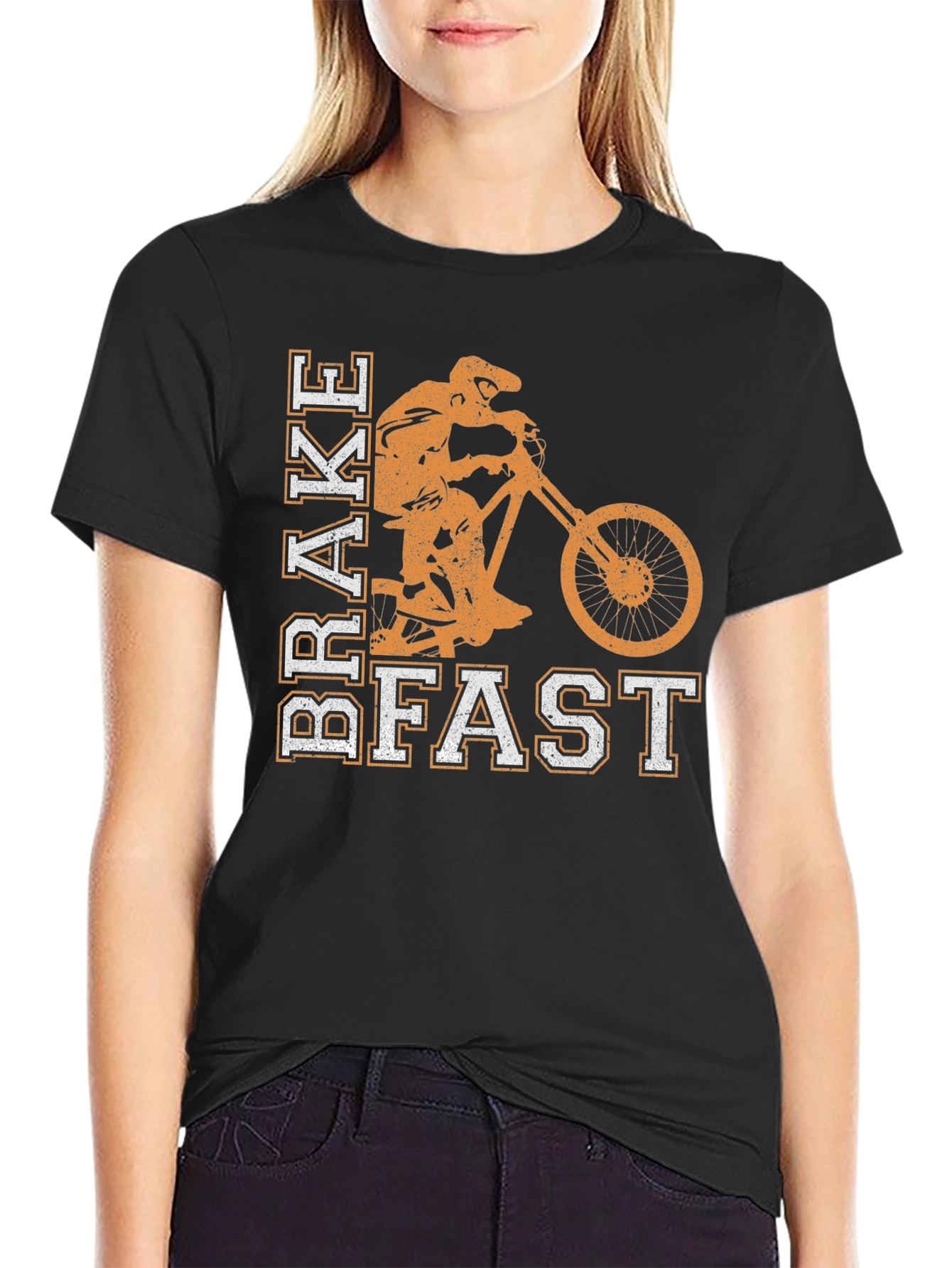 Brake Fast Mountain Biking T-Shirt