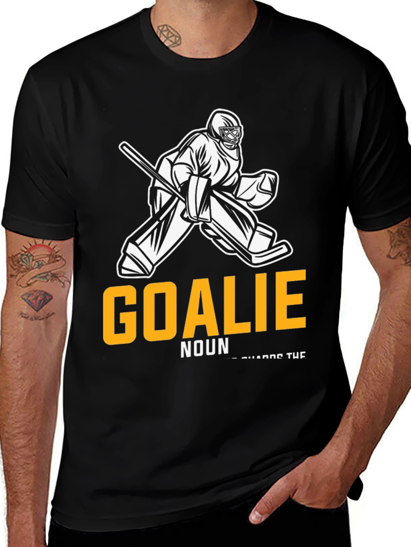 Hockey Goalie T-Shirt - Definition Style