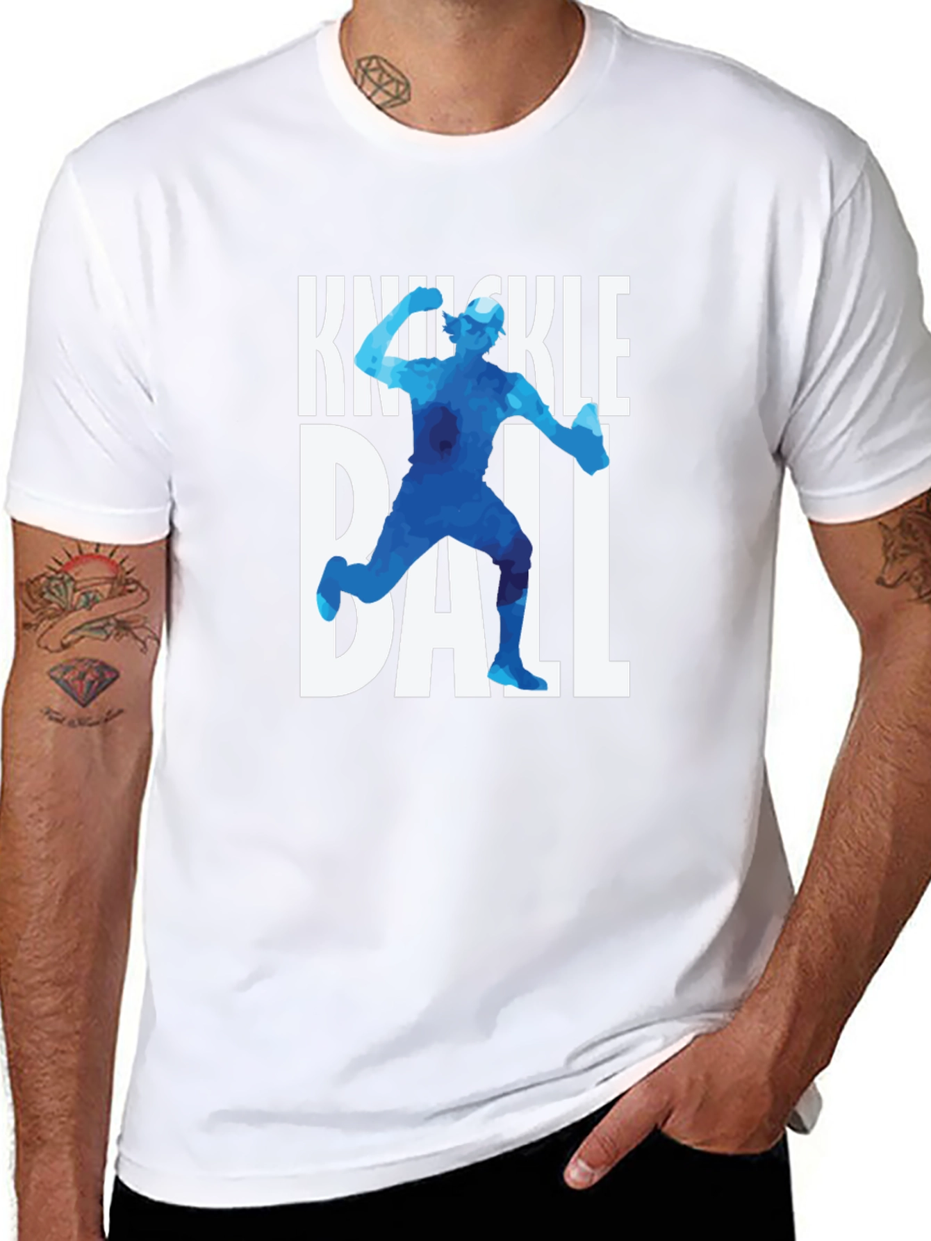 Knuckleball T-Shirt: Baseball Pitcher Graphic Tee