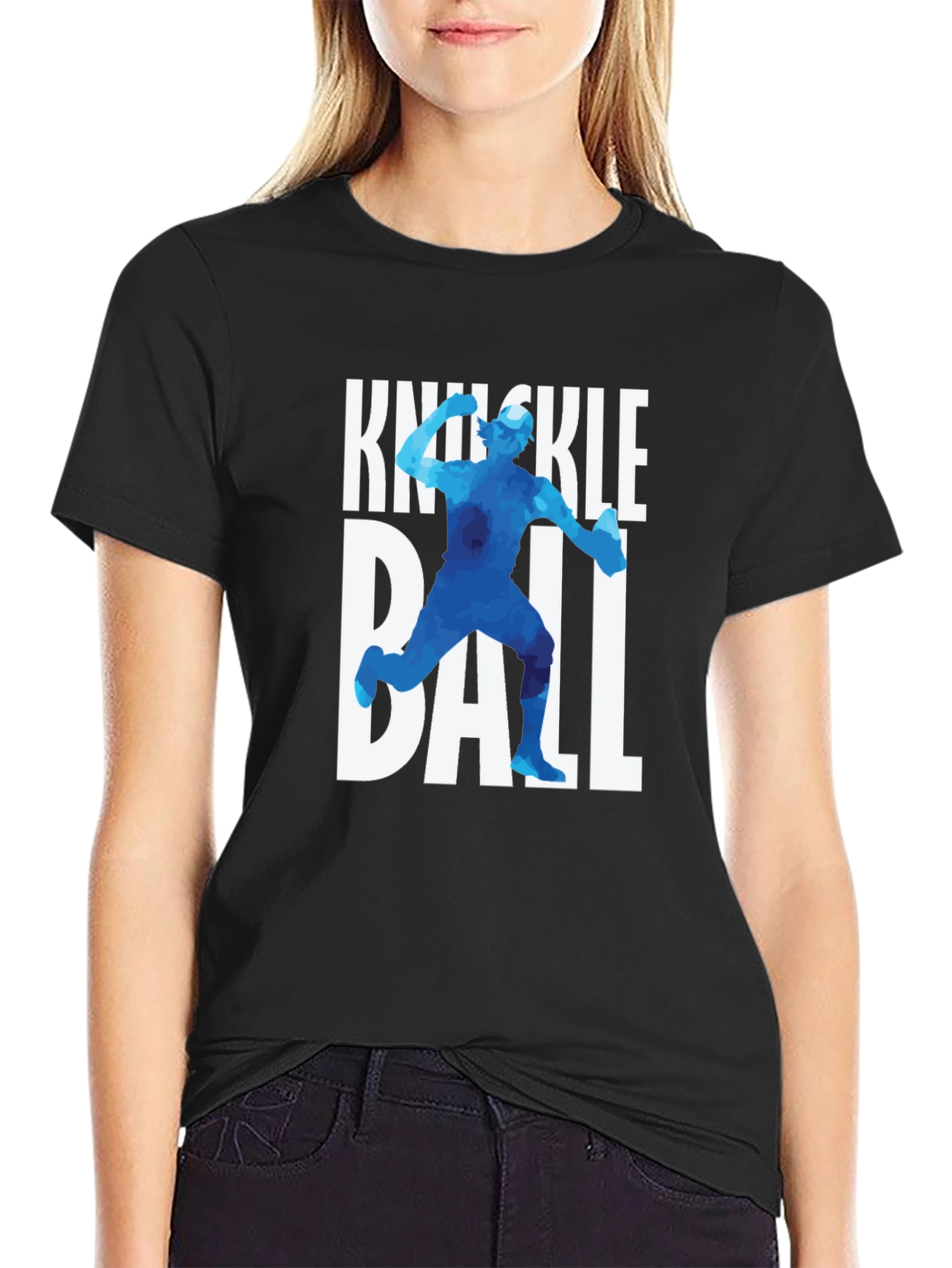 Knuckleball T-Shirt: Baseball Pitcher Graphic Tee