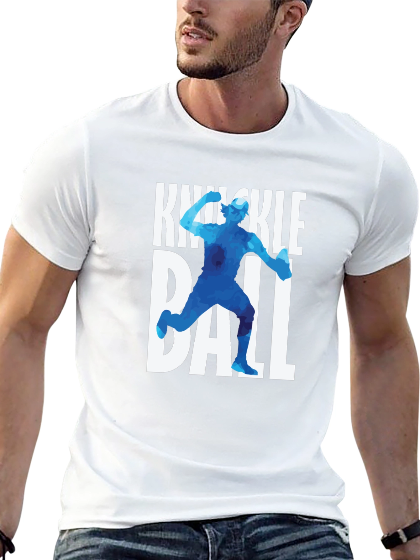 Knuckleball T-Shirt: Baseball Pitcher Graphic Tee