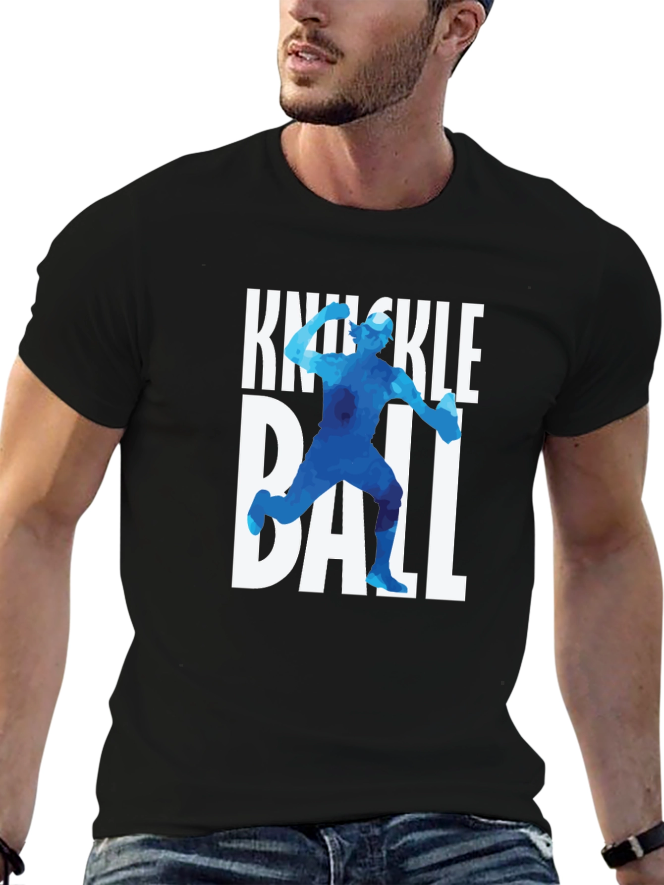 Knuckleball T-Shirt: Baseball Pitcher Graphic Tee