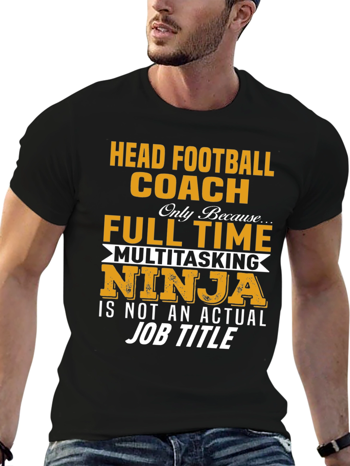 Head Football Coach Multitasking Ninja T-Shirt