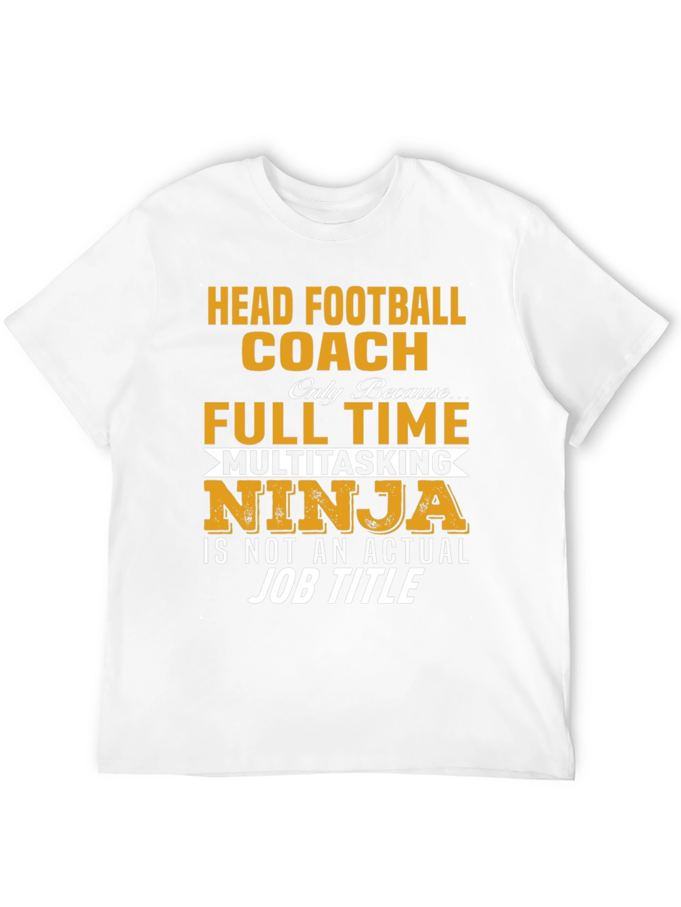 Head Football Coach Multitasking Ninja T-Shirt