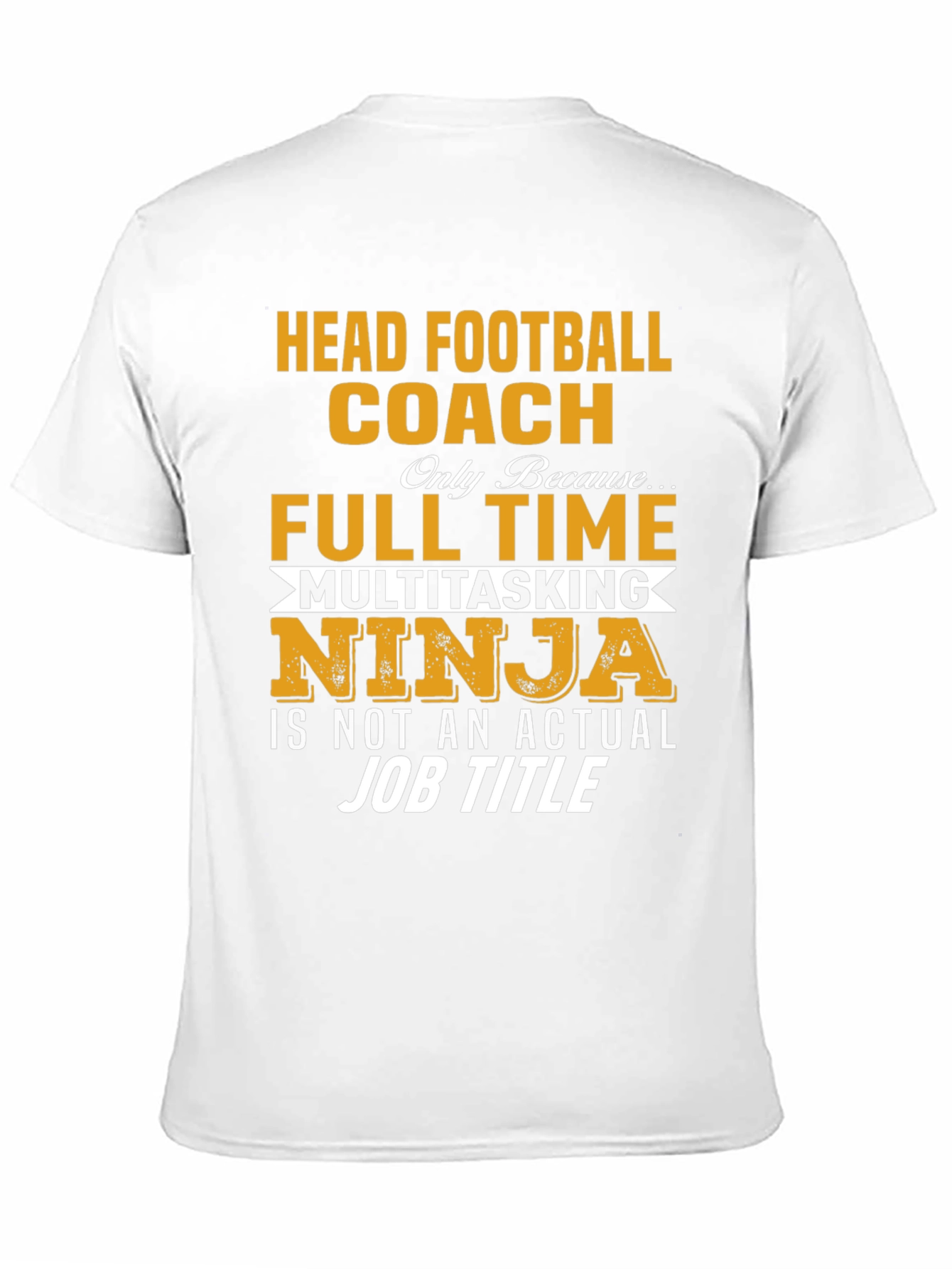 Head Football Coach Multitasking Ninja T-Shirt