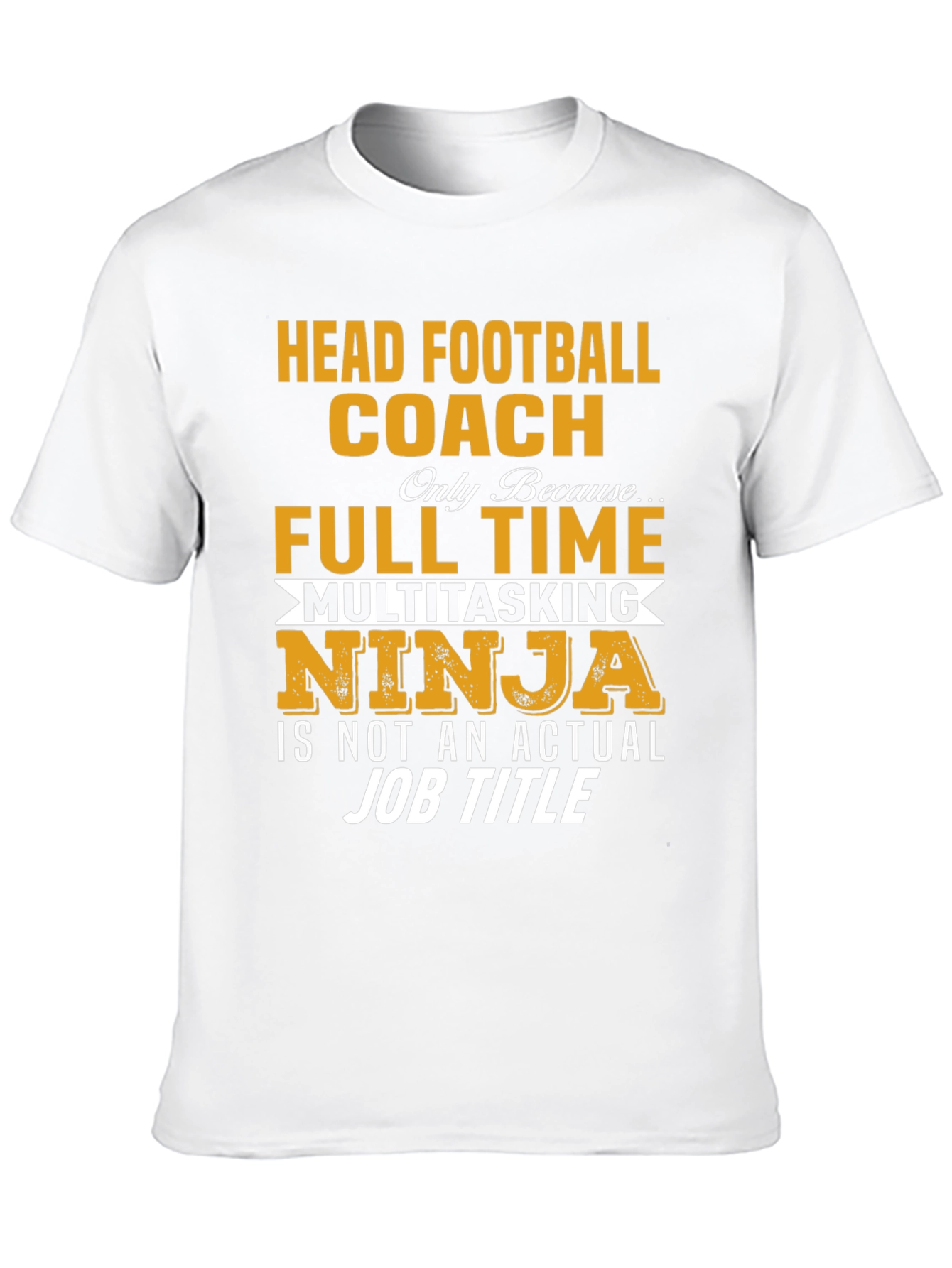 Head Football Coach Multitasking Ninja T-Shirt