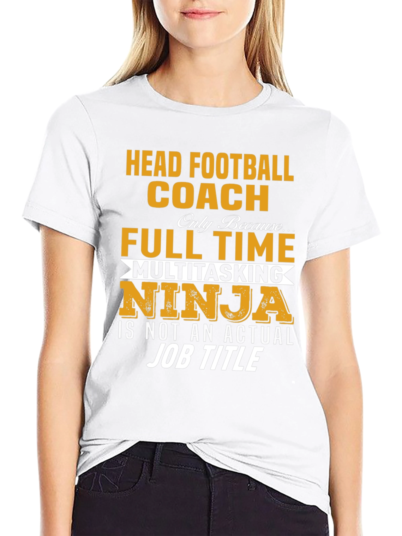 Head Football Coach Multitasking Ninja T-Shirt
