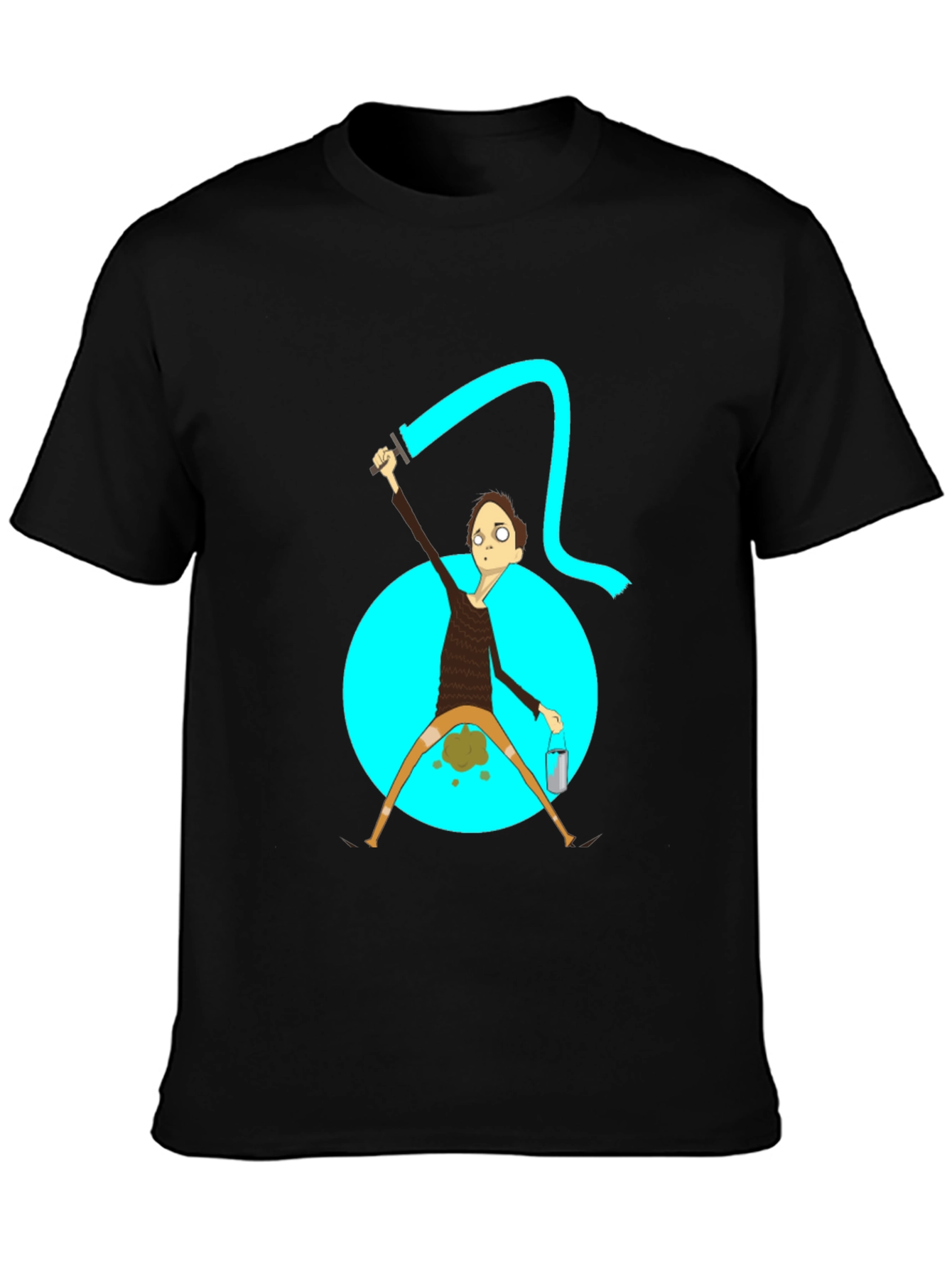 Humorous Painter Graphic T-Shirt