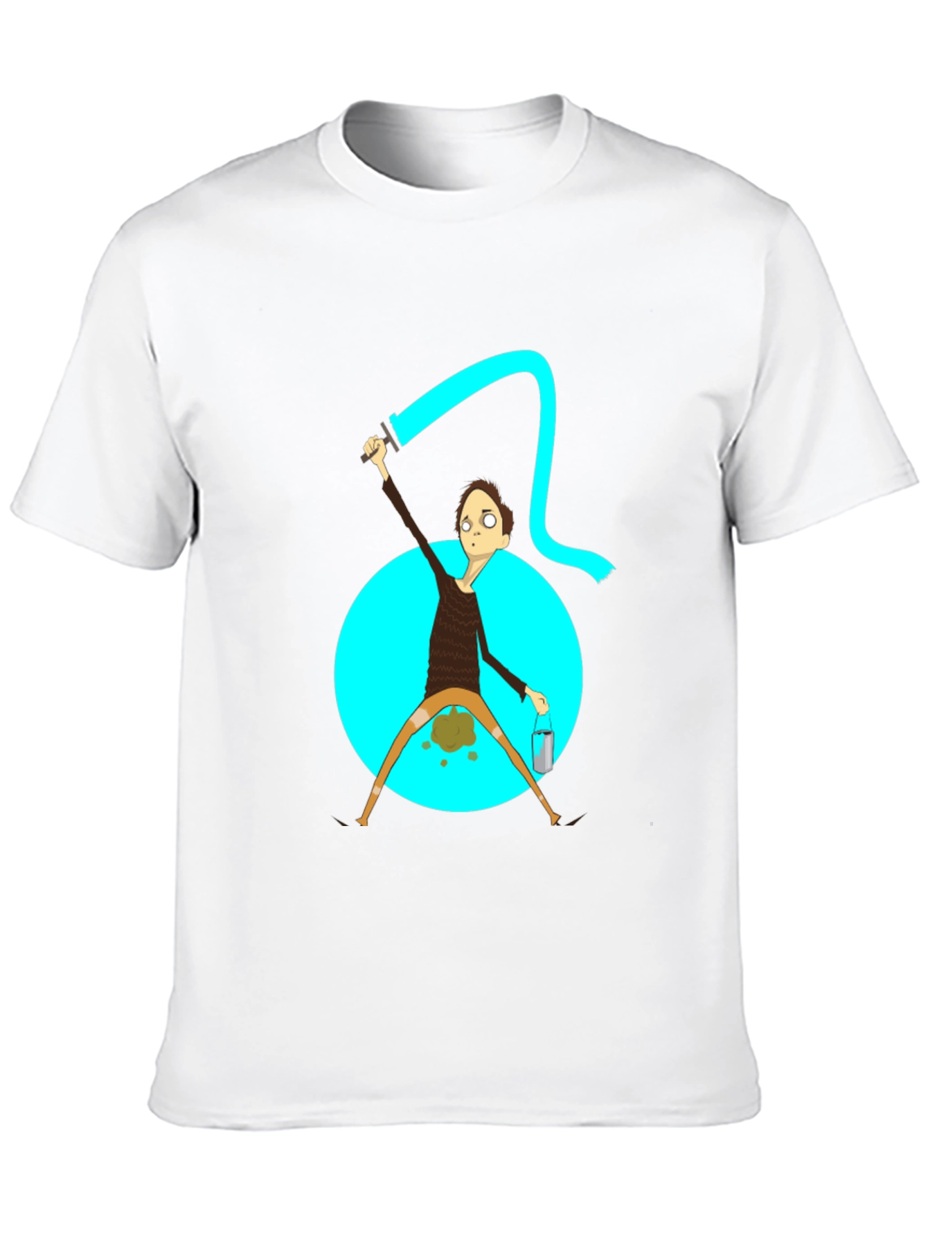 Humorous Painter Graphic T-Shirt