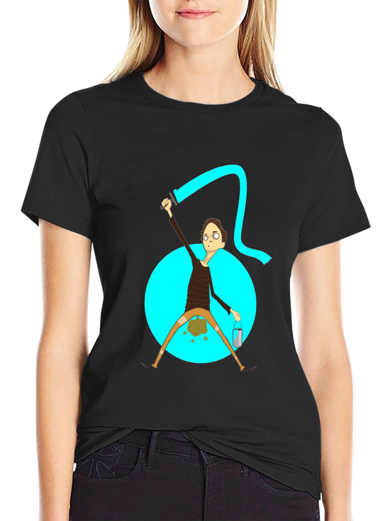 Humorous Painter Graphic T-Shirt