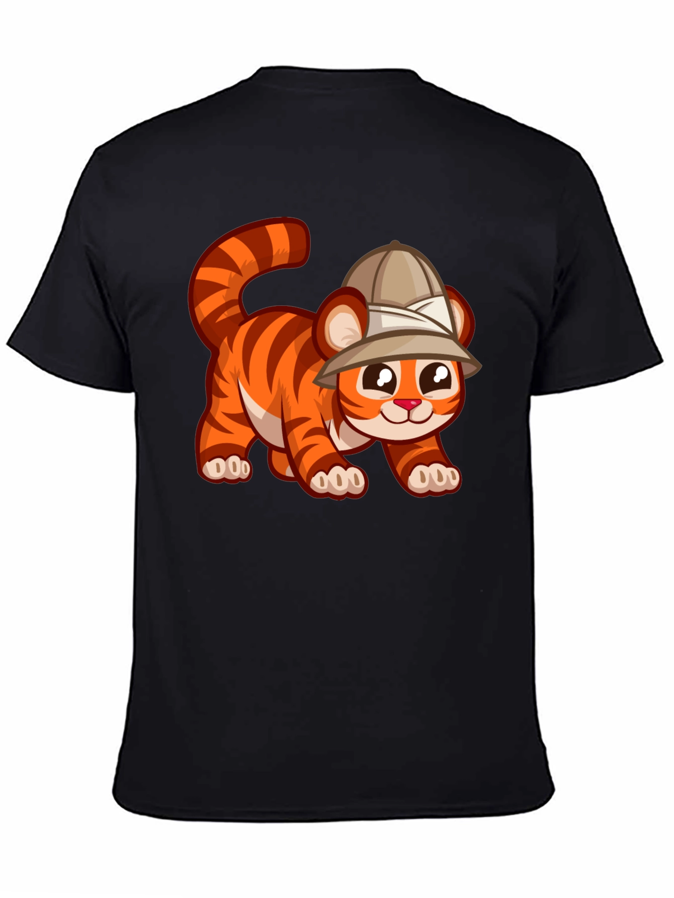 Cute Safari Tiger Graphic Tee