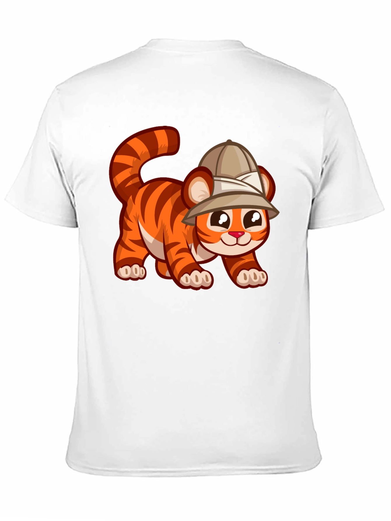 Cute Safari Tiger Graphic Tee