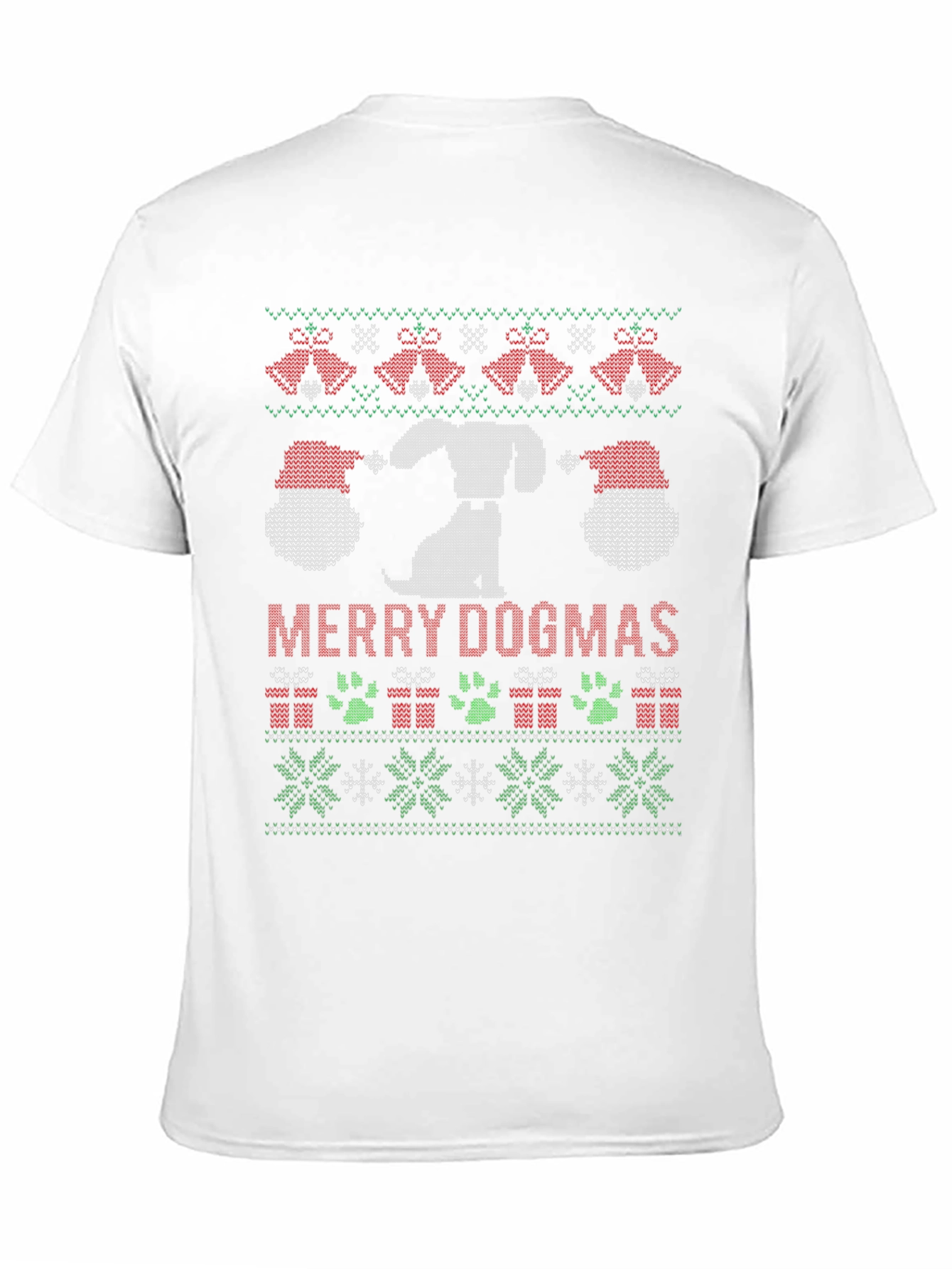 Merry Dogmas Ugly Christmas T-Shirt