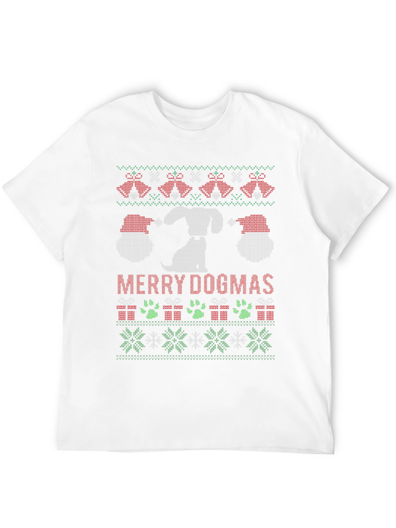 Merry Dogmas Ugly Christmas T-Shirt