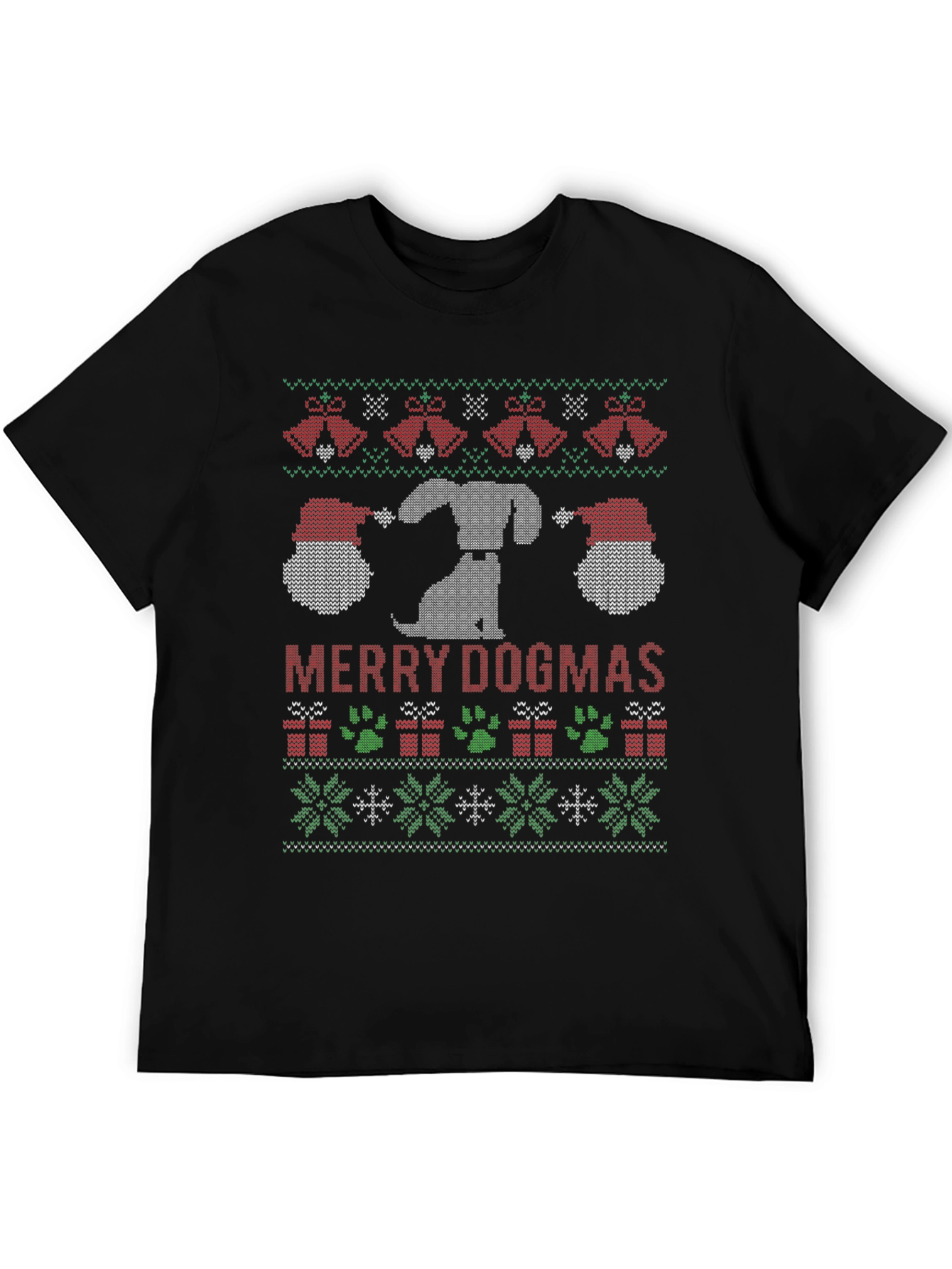 Merry Dogmas Ugly Christmas T-Shirt