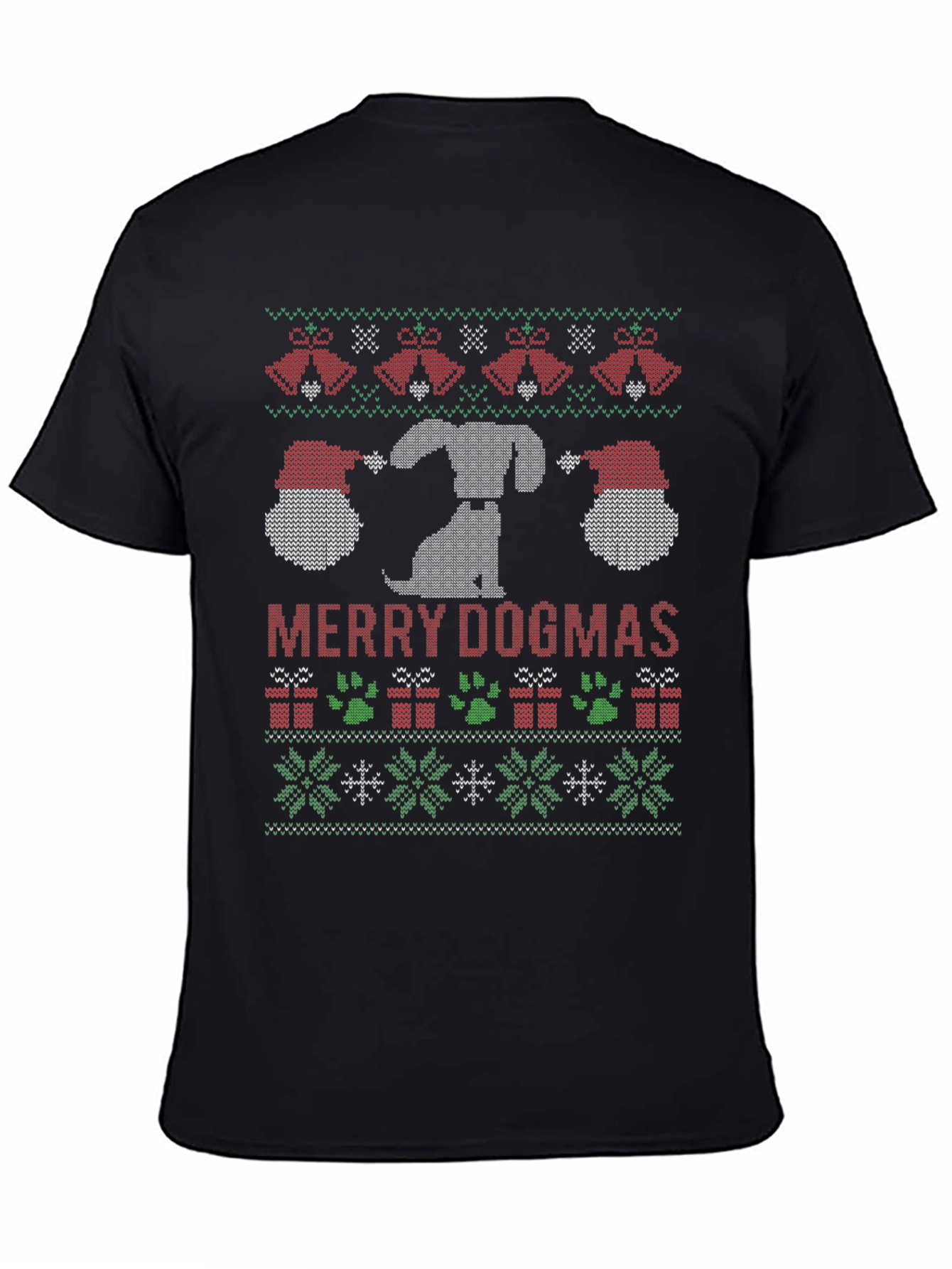 Merry Dogmas Ugly Christmas T-Shirt