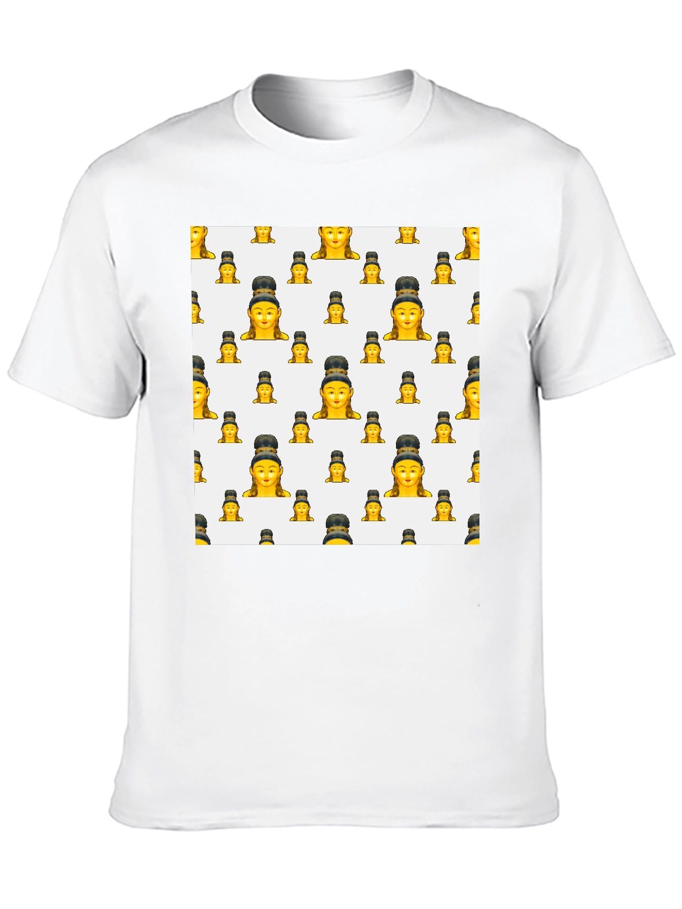Emoji Buddha Black T-Shirt