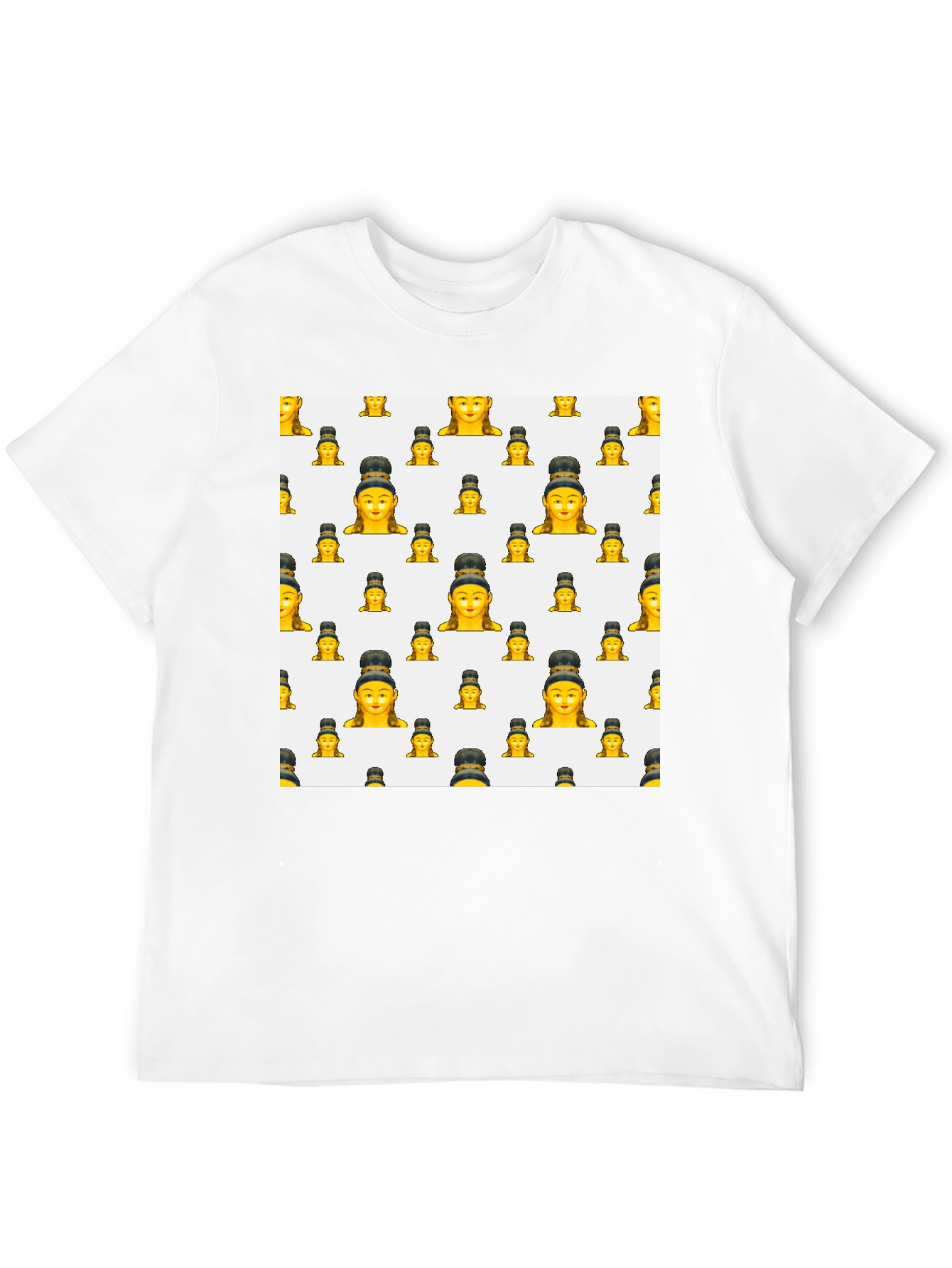 Emoji Buddha Black T-Shirt