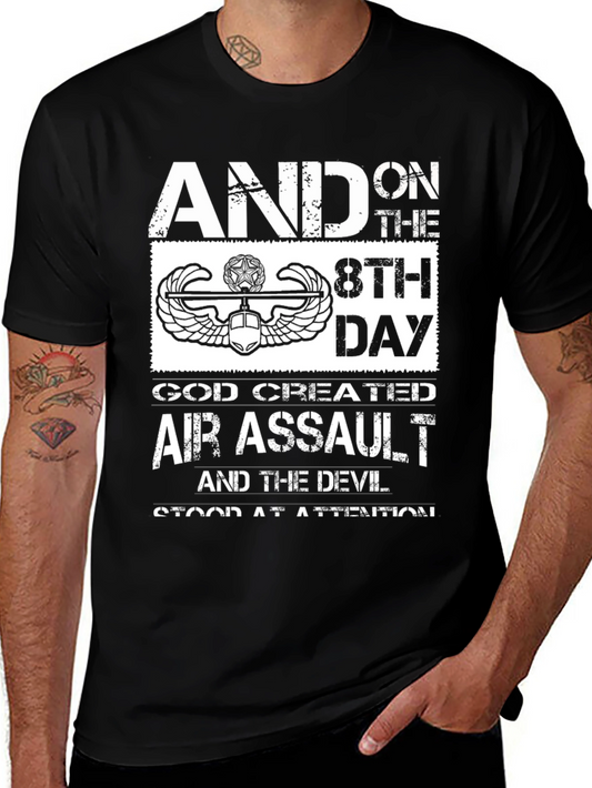 Air Assault T-Shirt - And On The 8th Day - Black