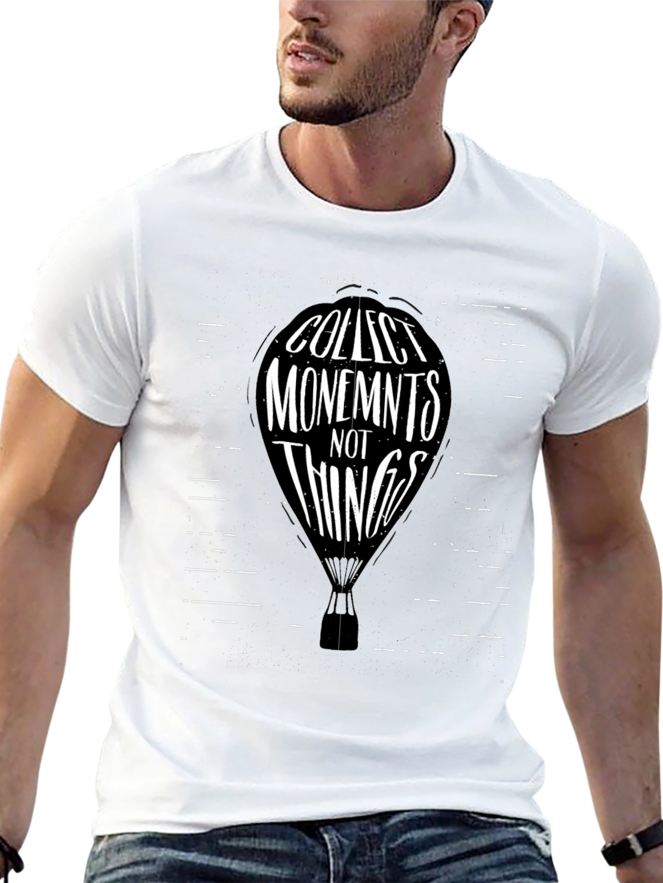 Collect Moments Tee: Hot Air Balloon Design