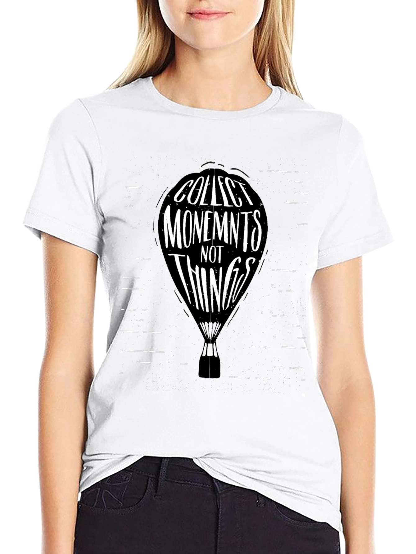 Collect Moments Tee: Hot Air Balloon Design