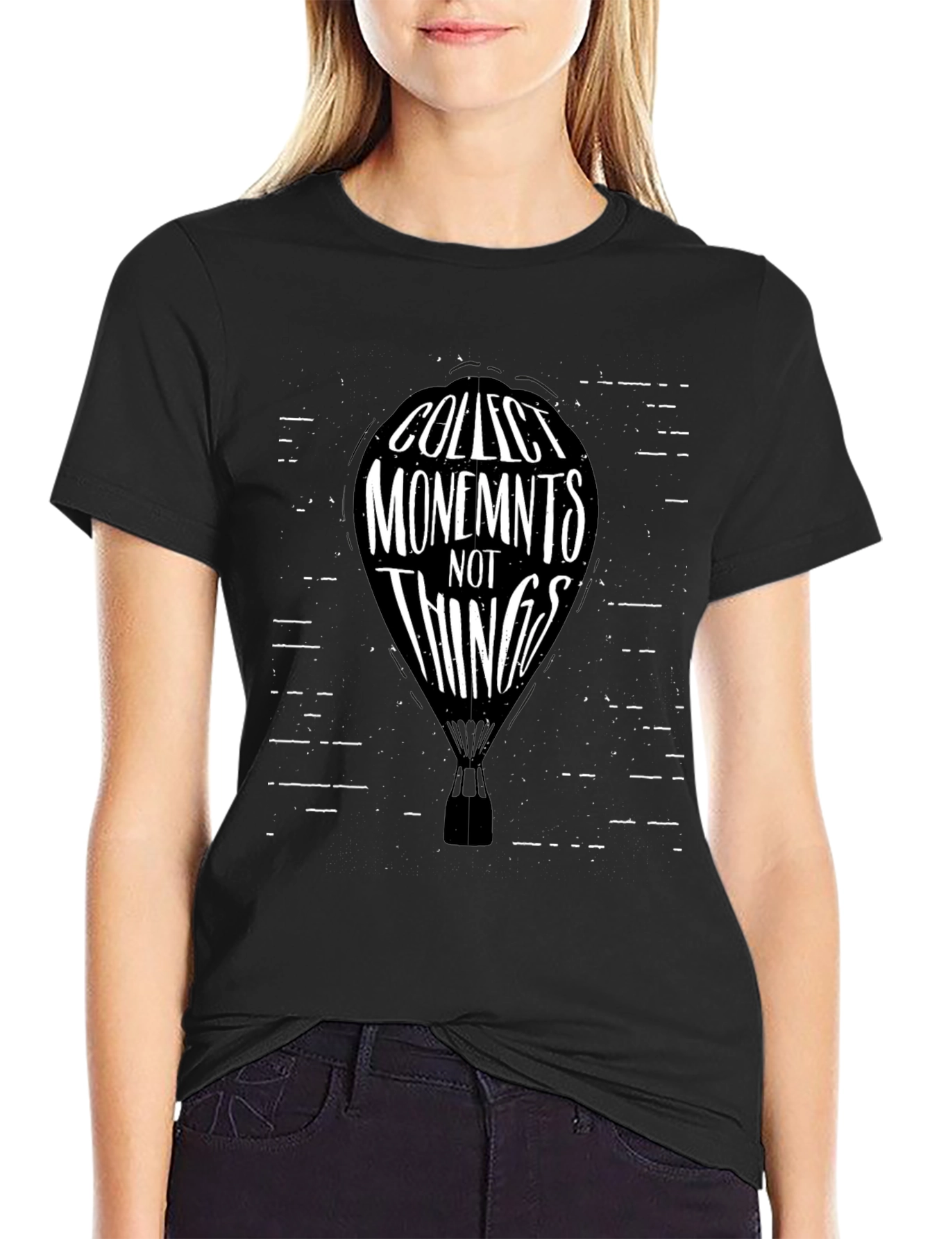 Collect Moments Tee: Hot Air Balloon Design