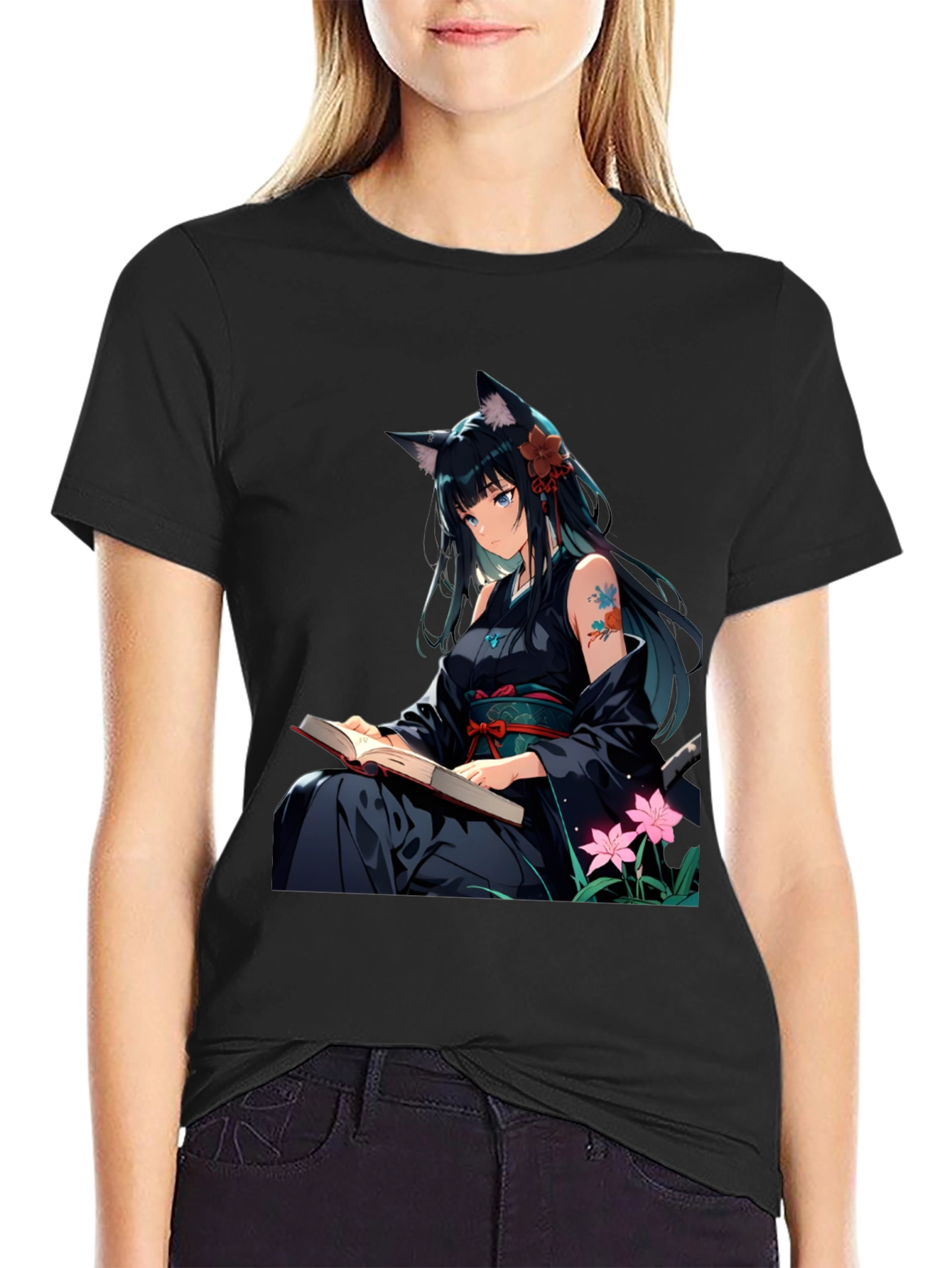 Anime Girl T-Shirt - Unique Graphic Tee