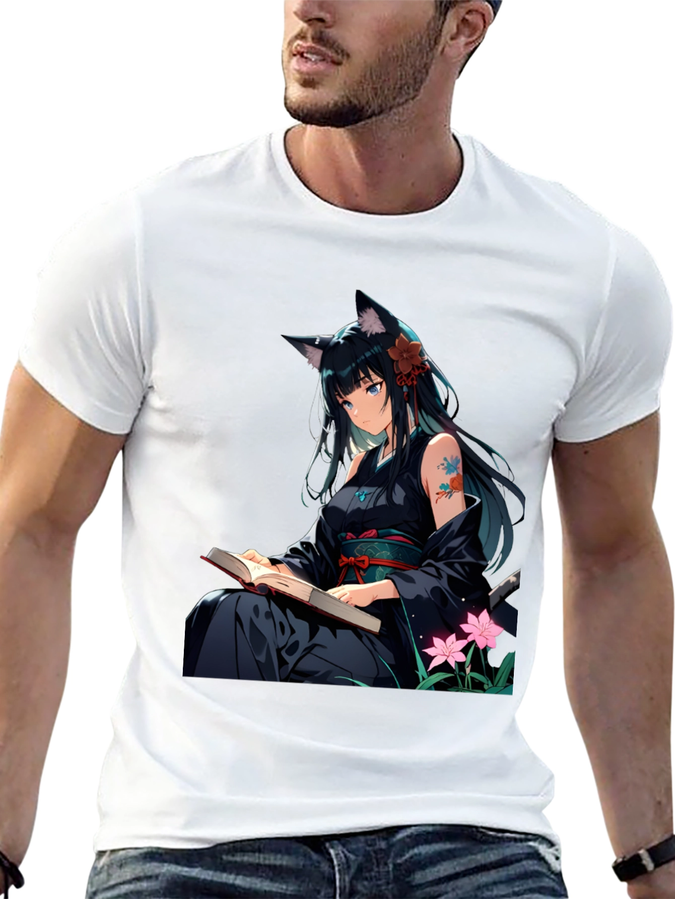 Anime Girl T-Shirt - Unique Graphic Tee