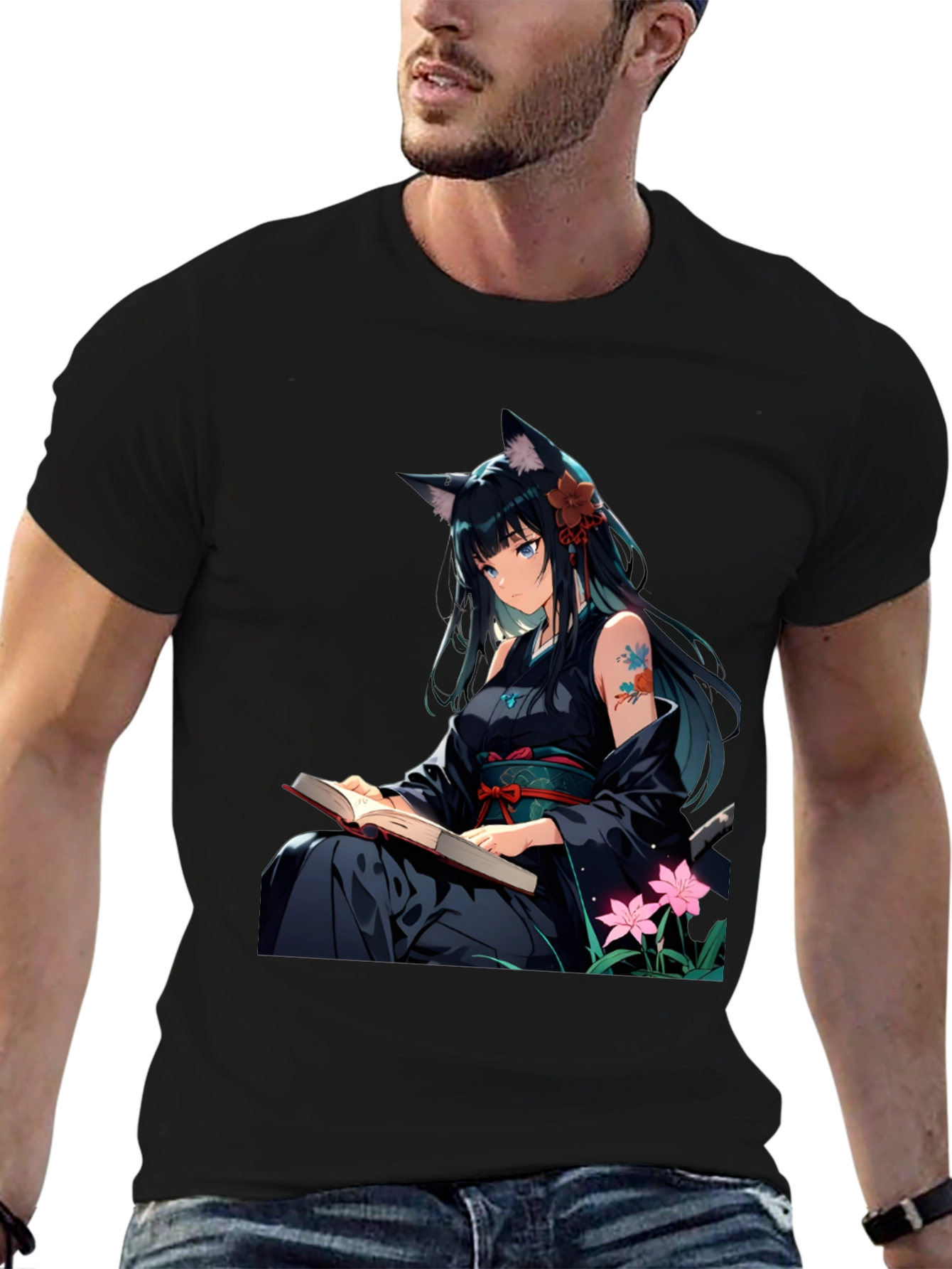 Anime Girl T-Shirt - Unique Graphic Tee