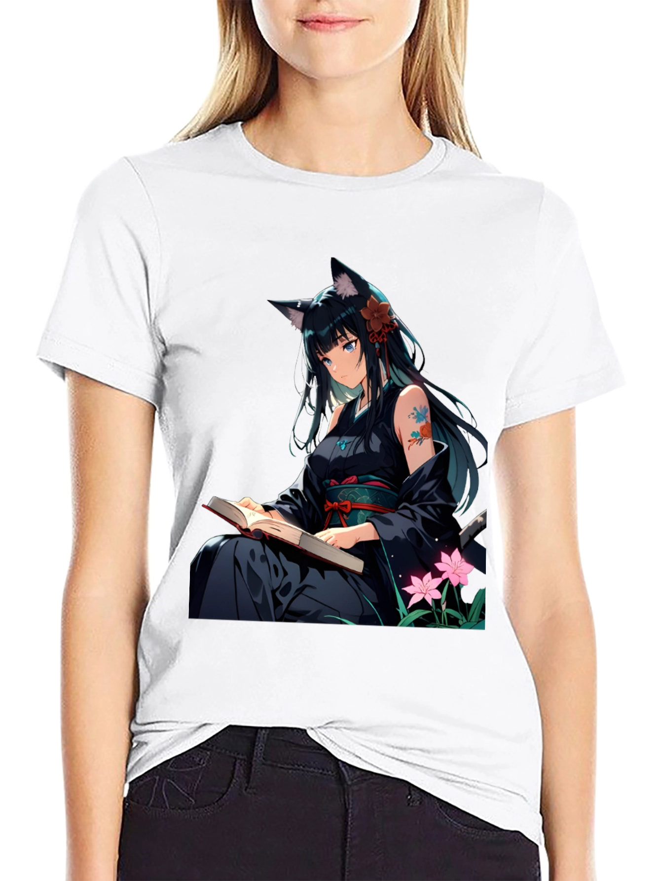 Anime Girl T-Shirt - Unique Graphic Tee