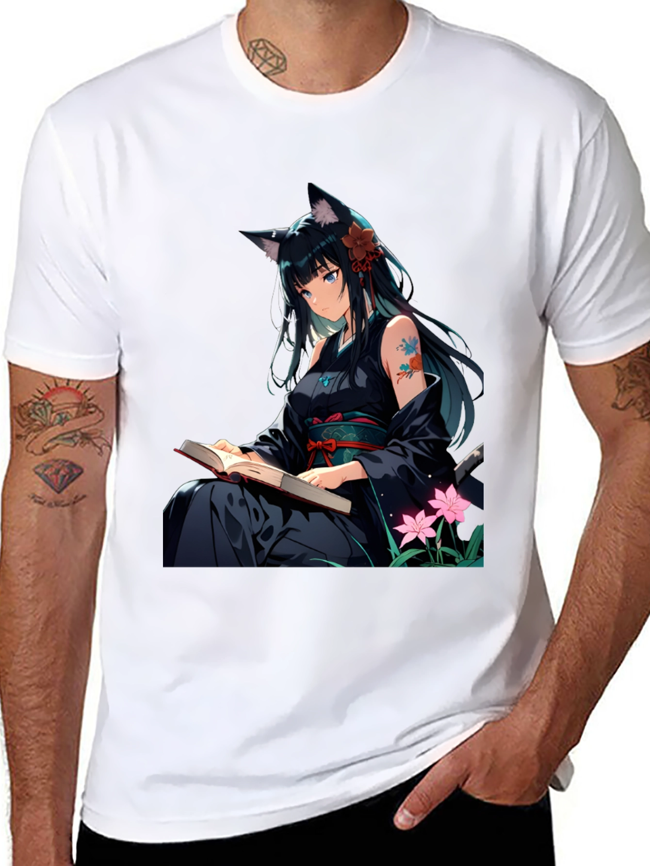 Anime Girl T-Shirt - Unique Graphic Tee
