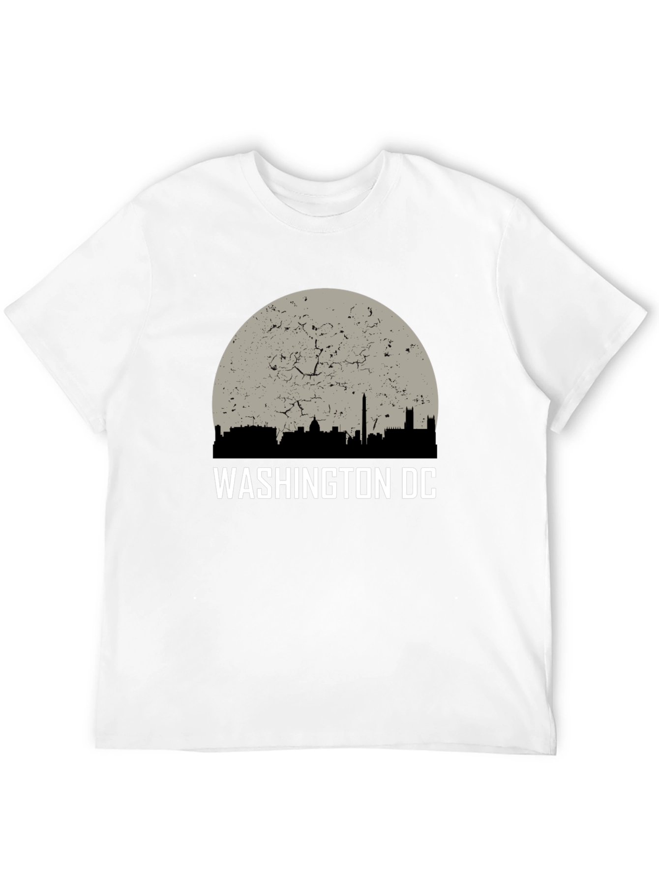Washington DC Skyline T-Shirt - Black
