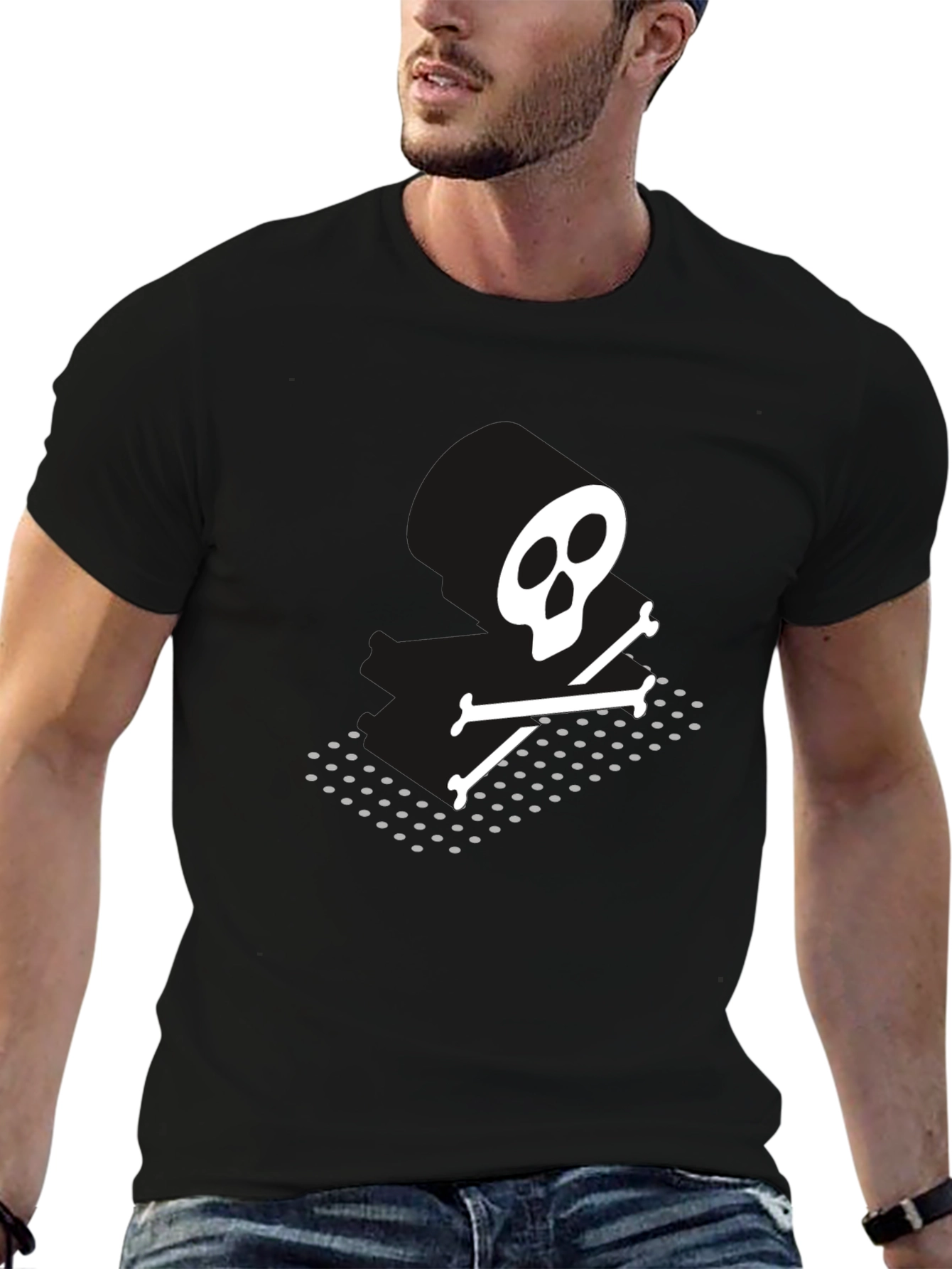 Skull & Crossbones Graphic T-Shirt - Mens