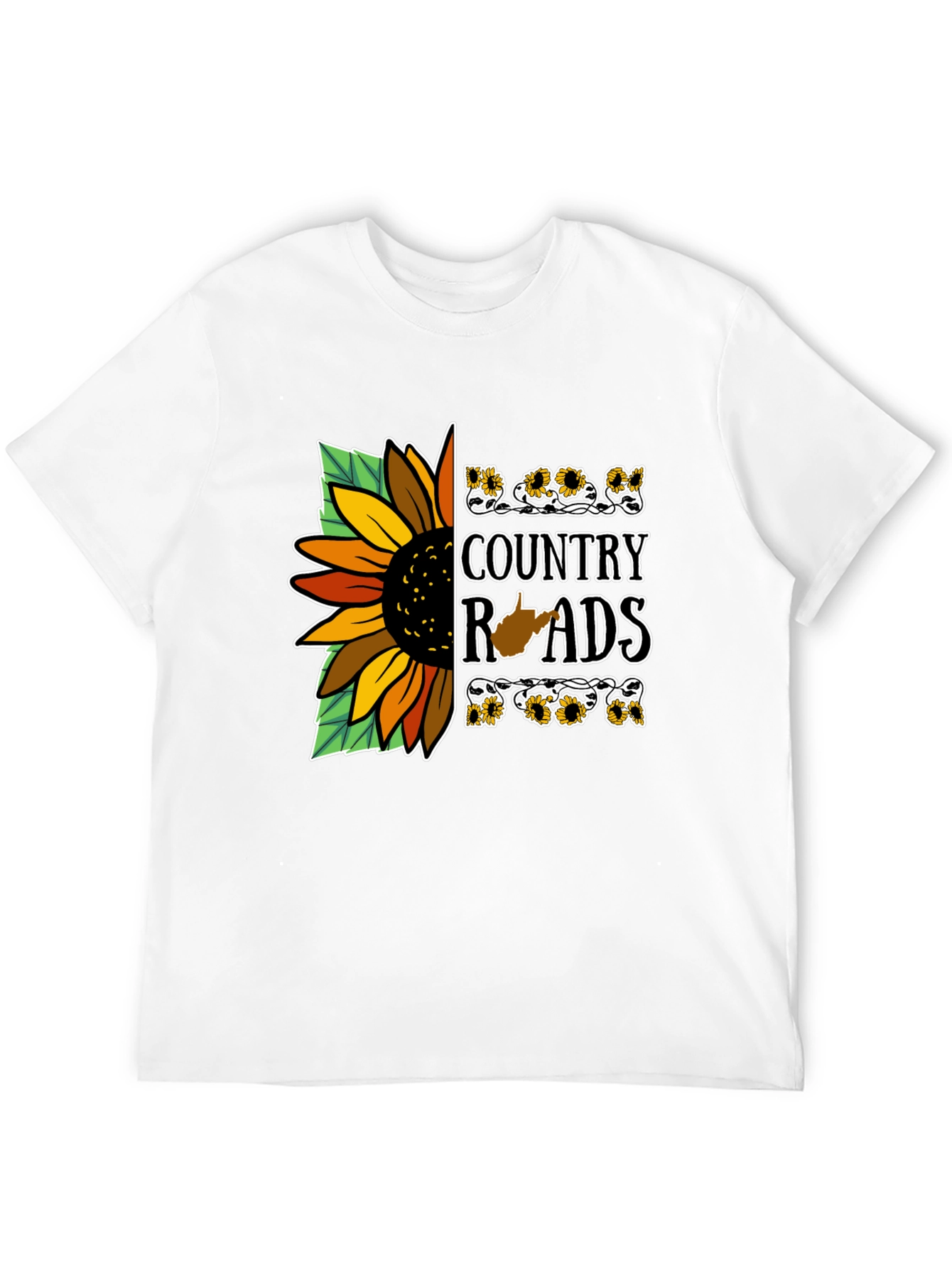 Country Roads Sunflower Graphic Tee