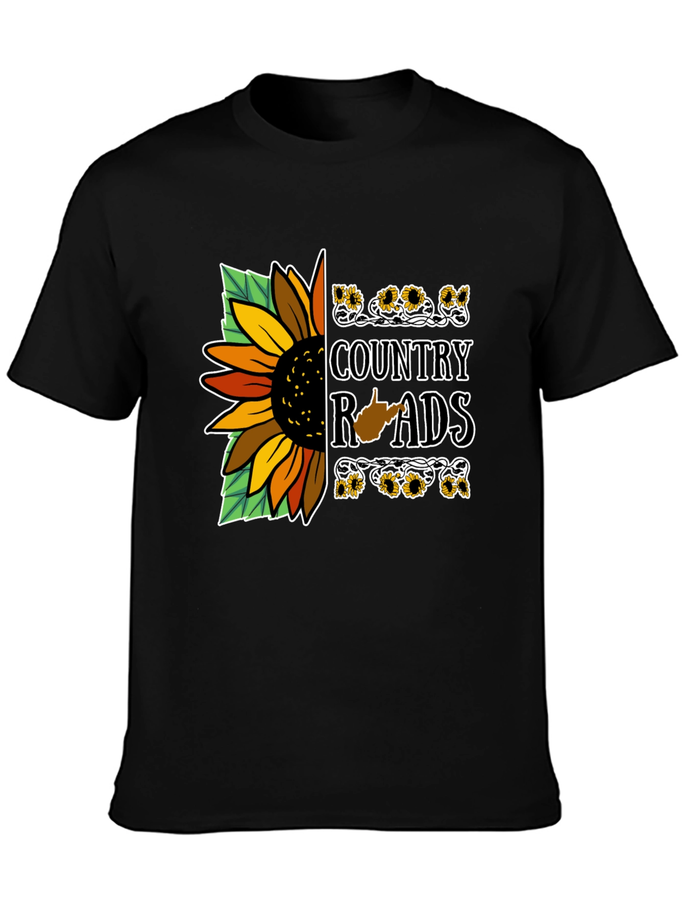 Country Roads Sunflower Graphic Tee
