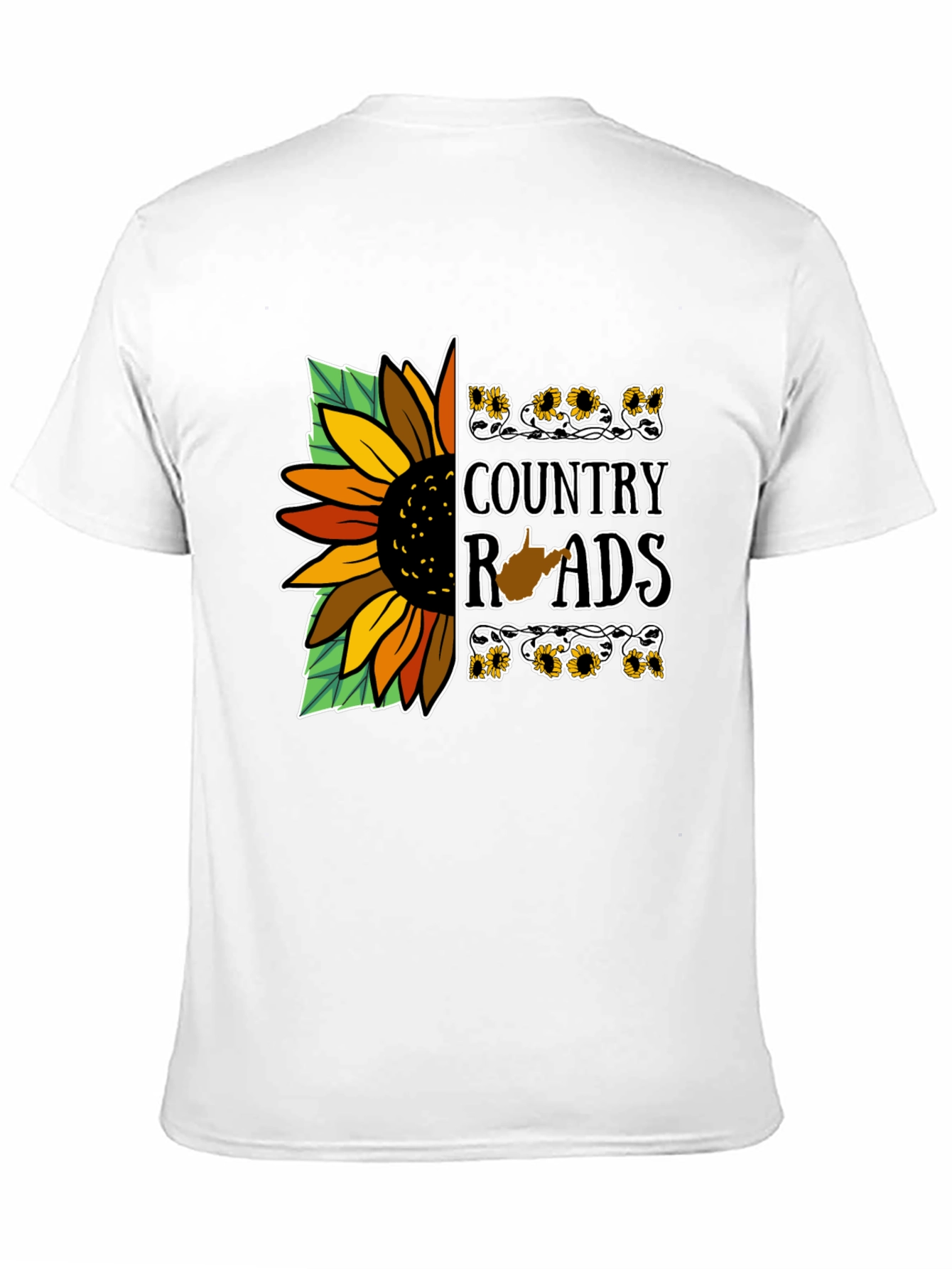 Country Roads Sunflower Graphic Tee