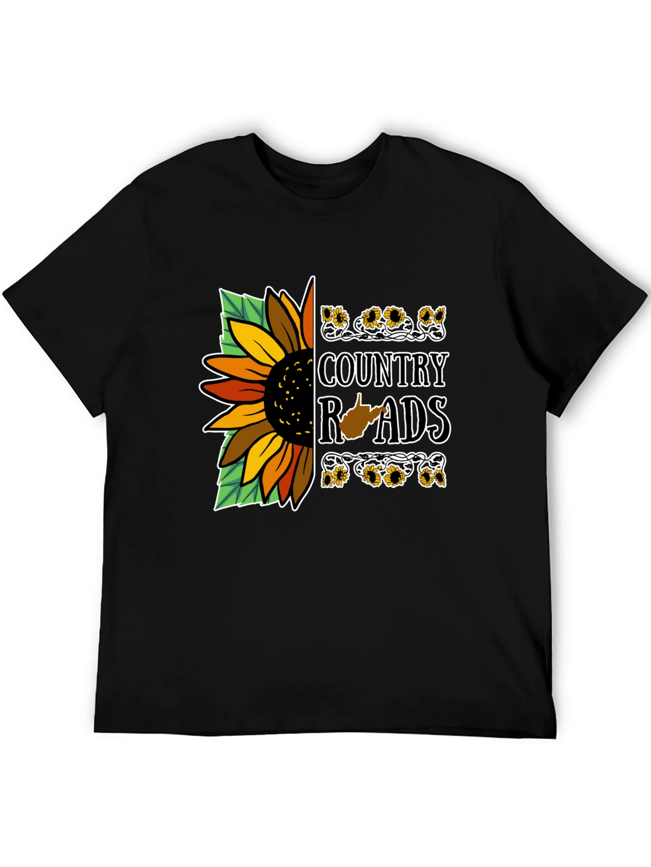 Country Roads Sunflower Graphic Tee