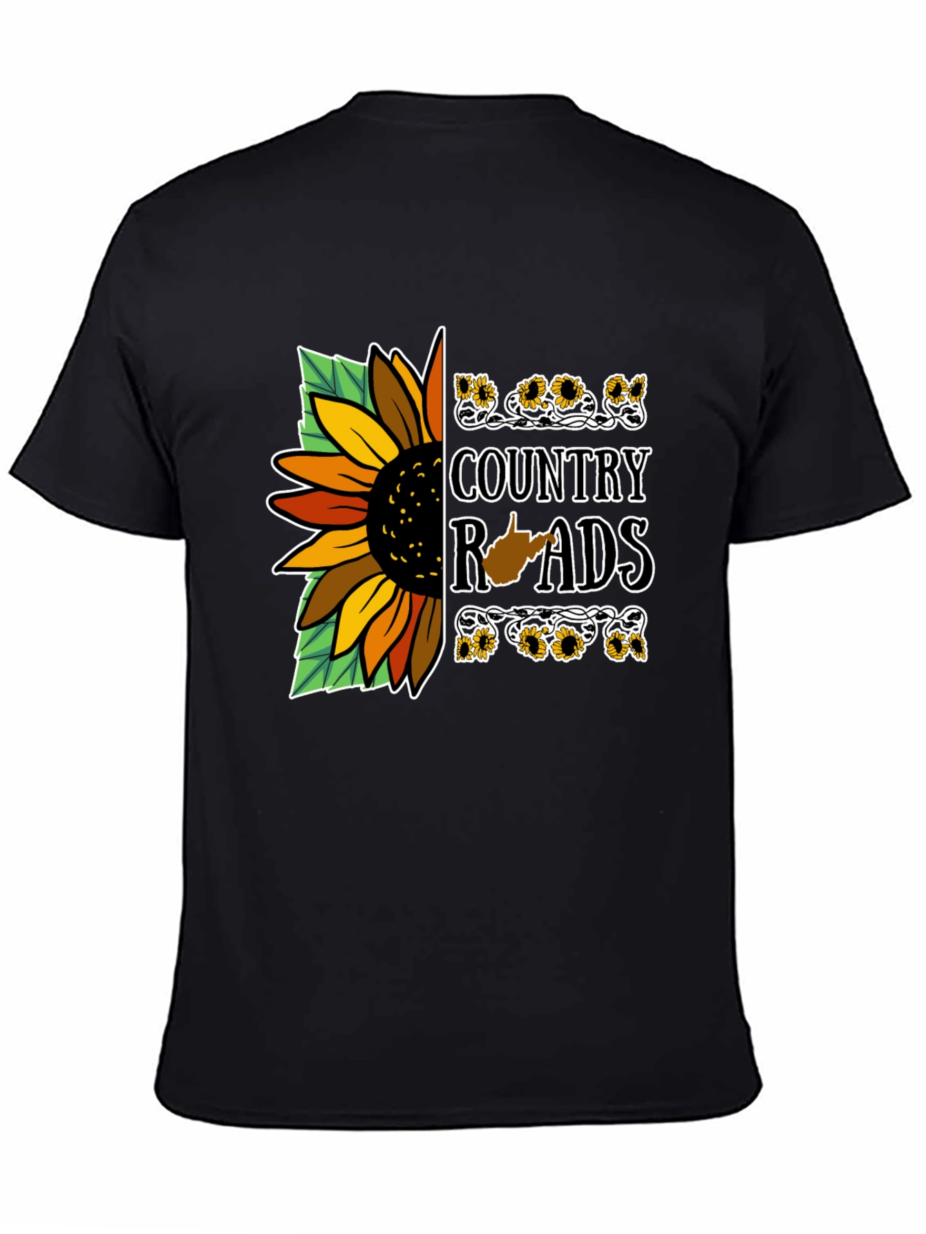 Country Roads Sunflower Graphic Tee