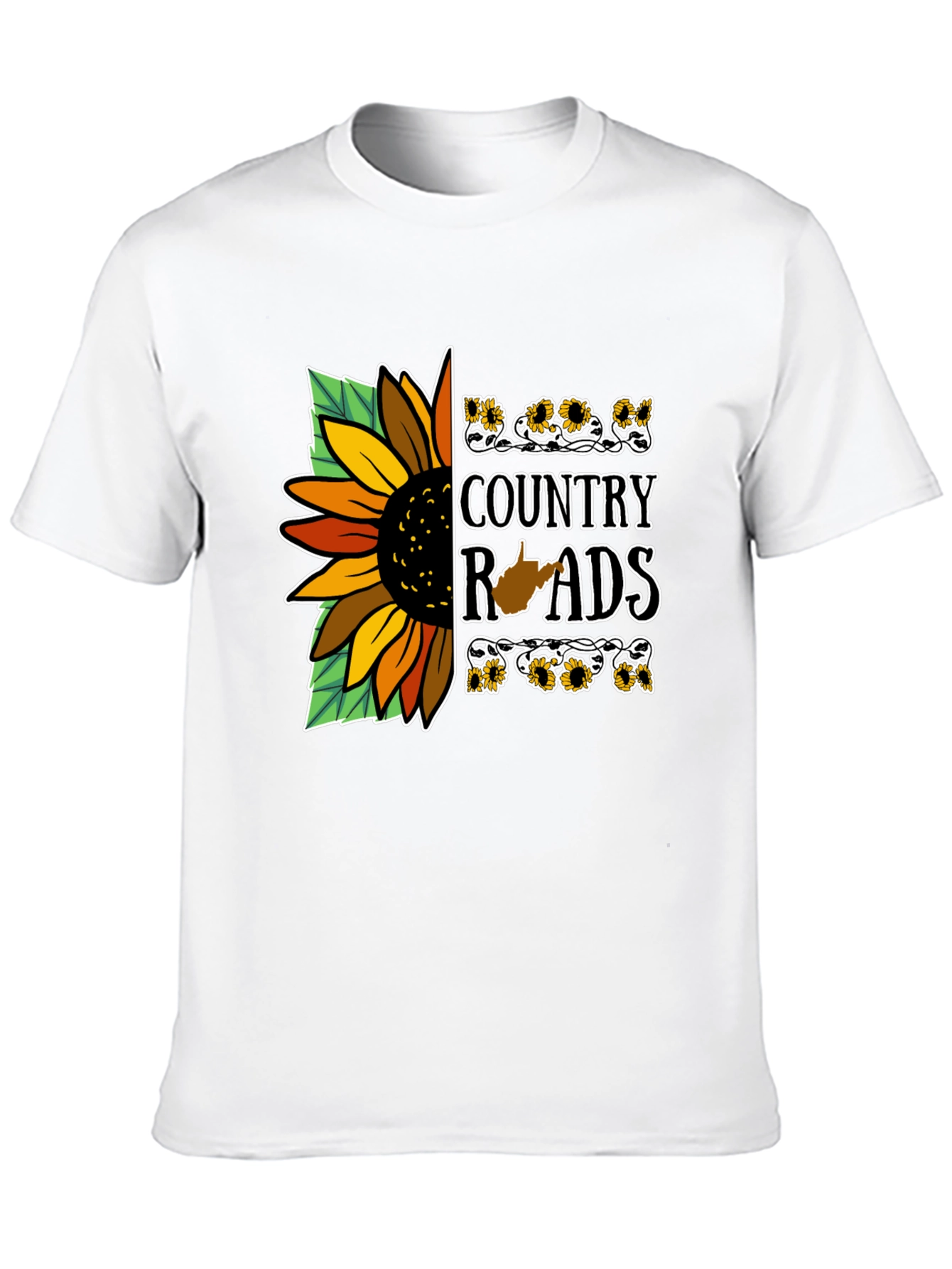 Country Roads Sunflower Graphic Tee
