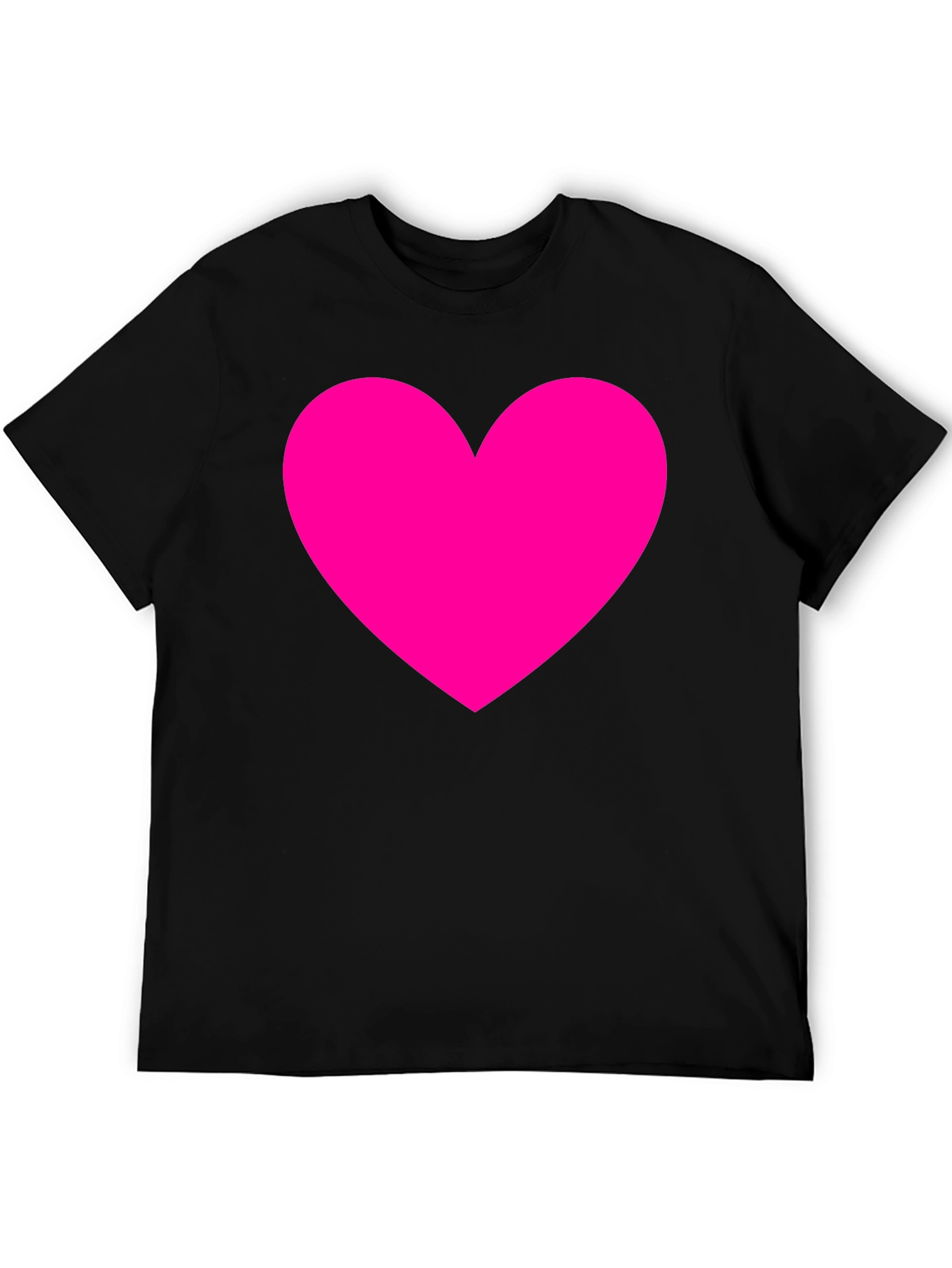 Heart Graphic Black Tee