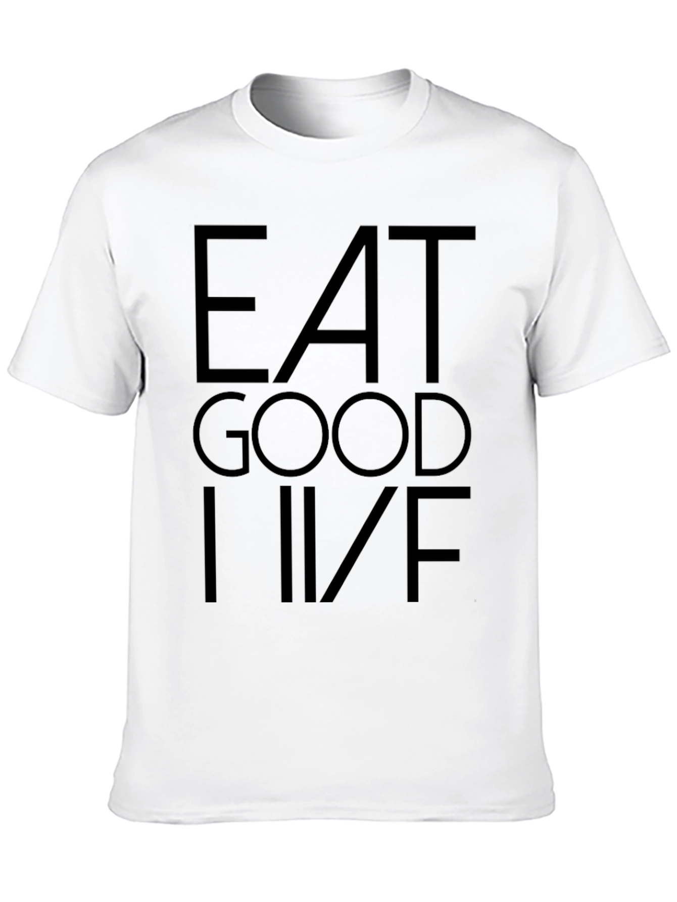 Eat Good Live T-Shirt - Stylish Black Tee