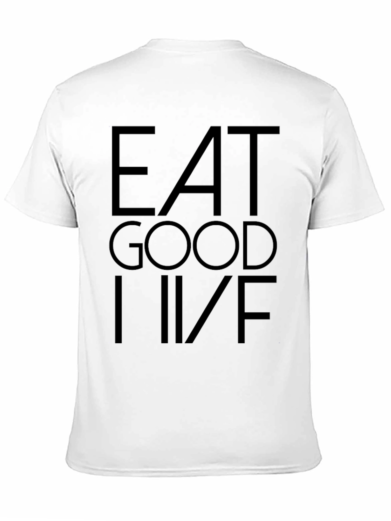 Eat Good Live T-Shirt - Stylish Black Tee
