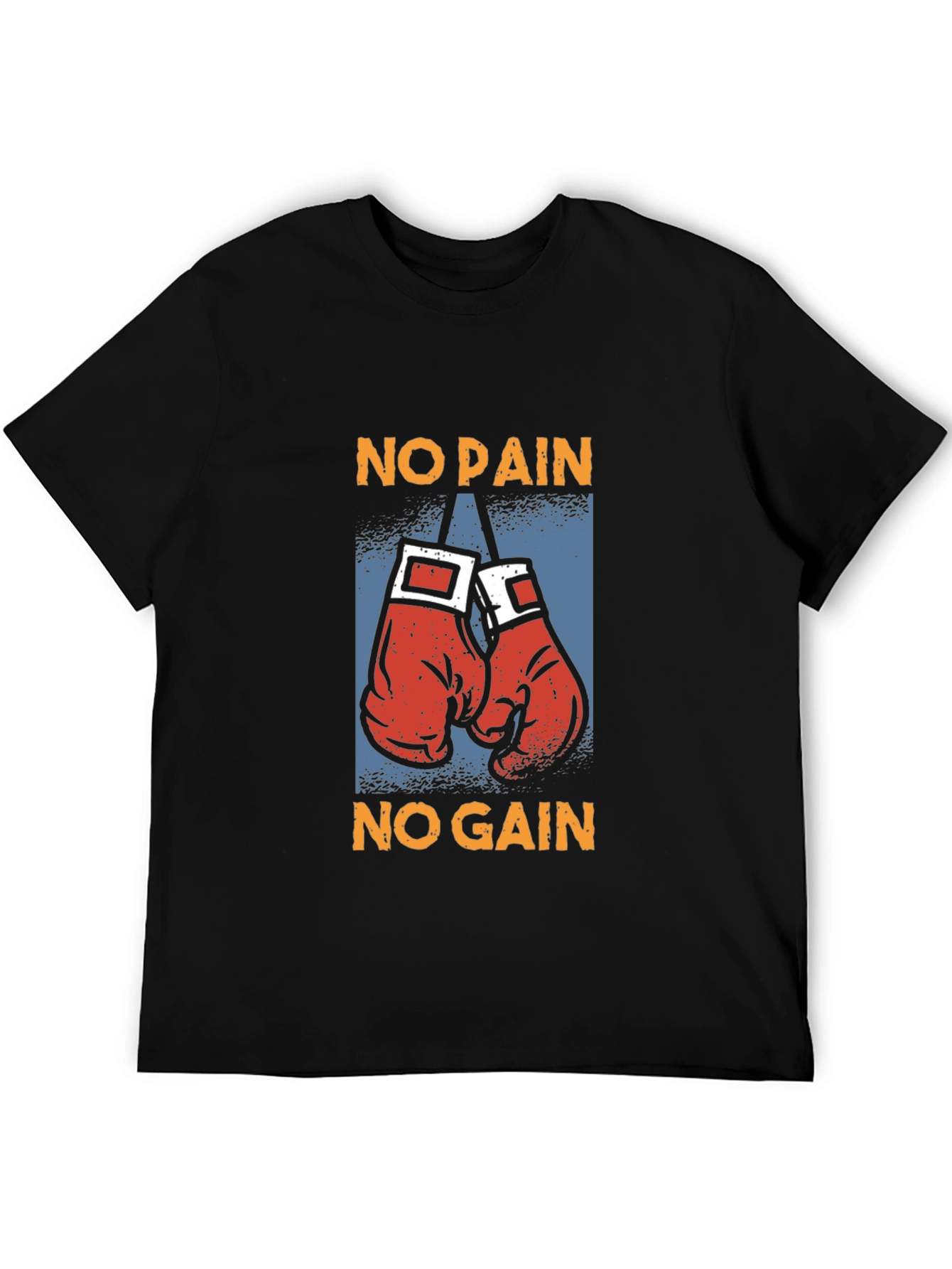 No Pain No Gain Boxing Gloves Graphic Tee