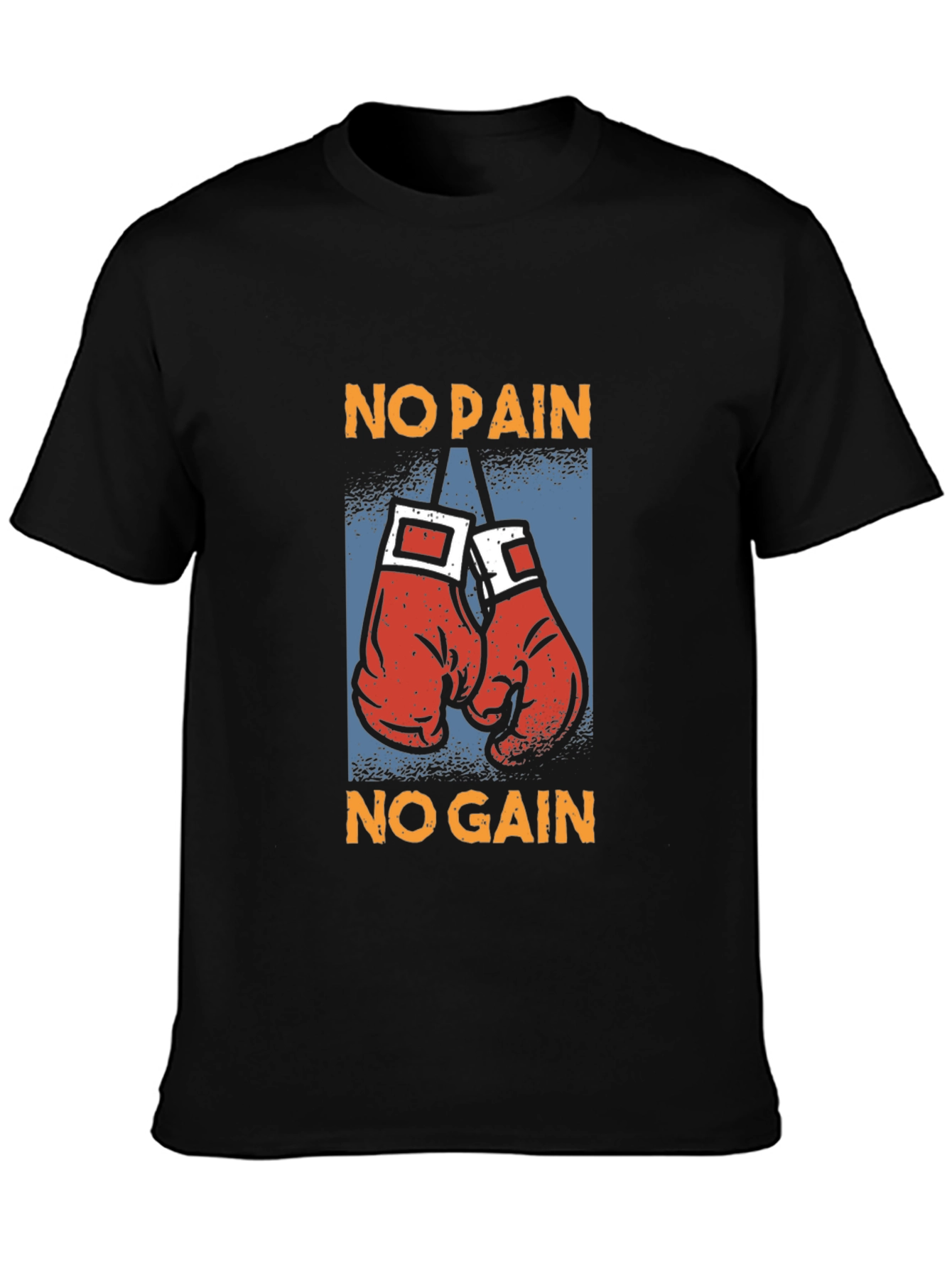 No Pain No Gain Boxing Gloves Graphic Tee