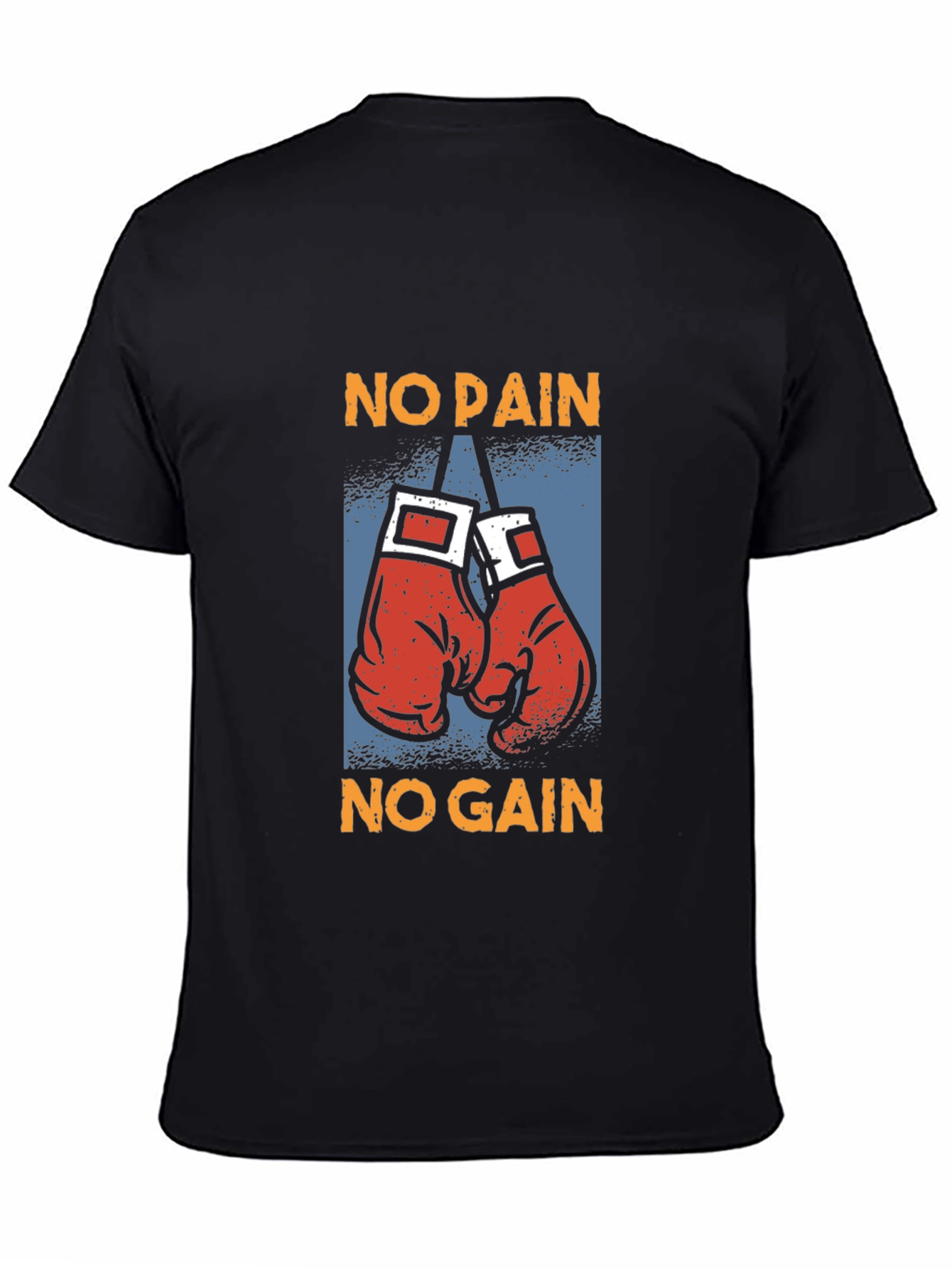 No Pain No Gain Boxing Gloves Graphic Tee