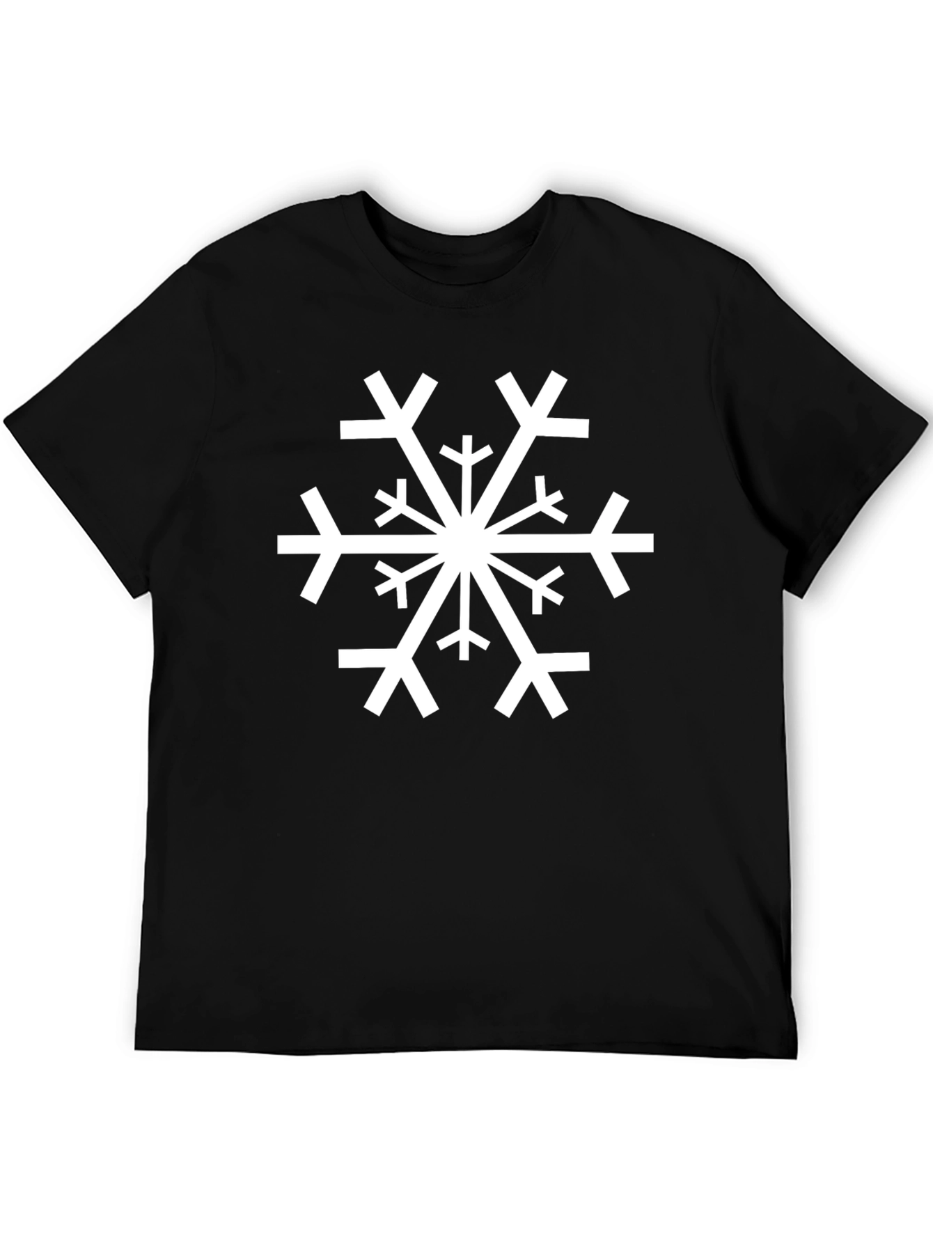 Snowflake Graphic Tee - Stylish Winter Design