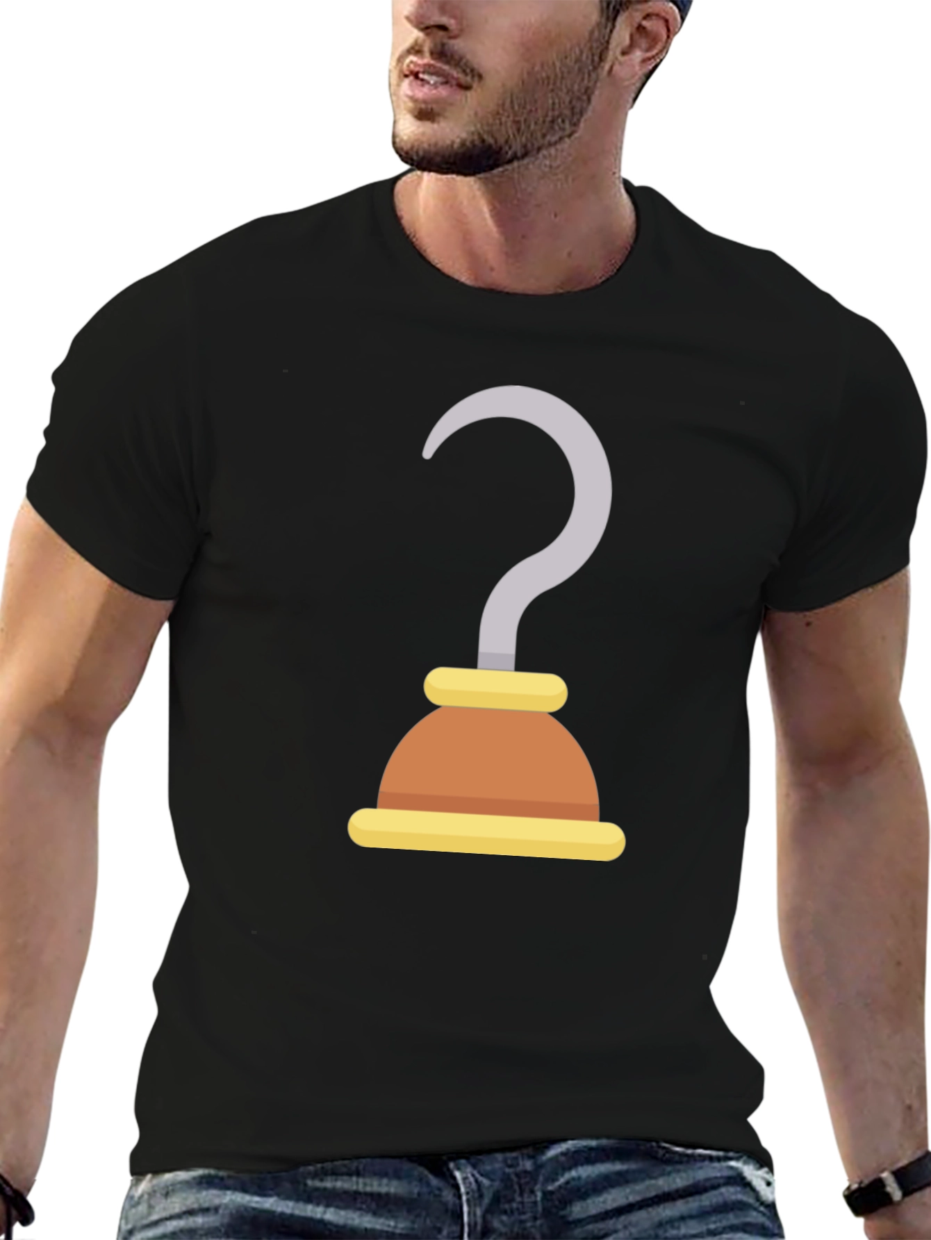 Pirate Hook T-Shirt - Costume Tee for Halloween