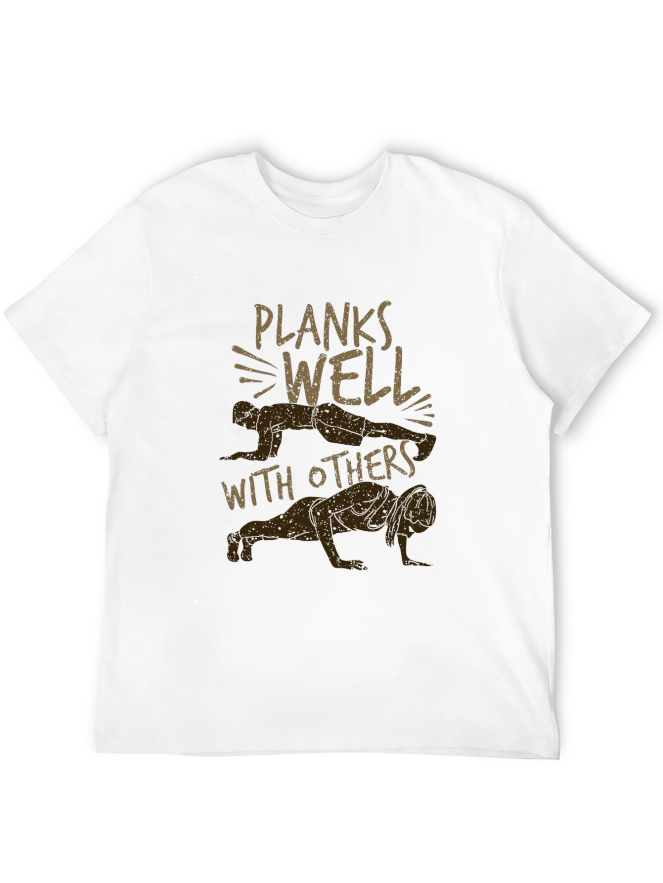 Planks Well With Others Graphic Tee - Black