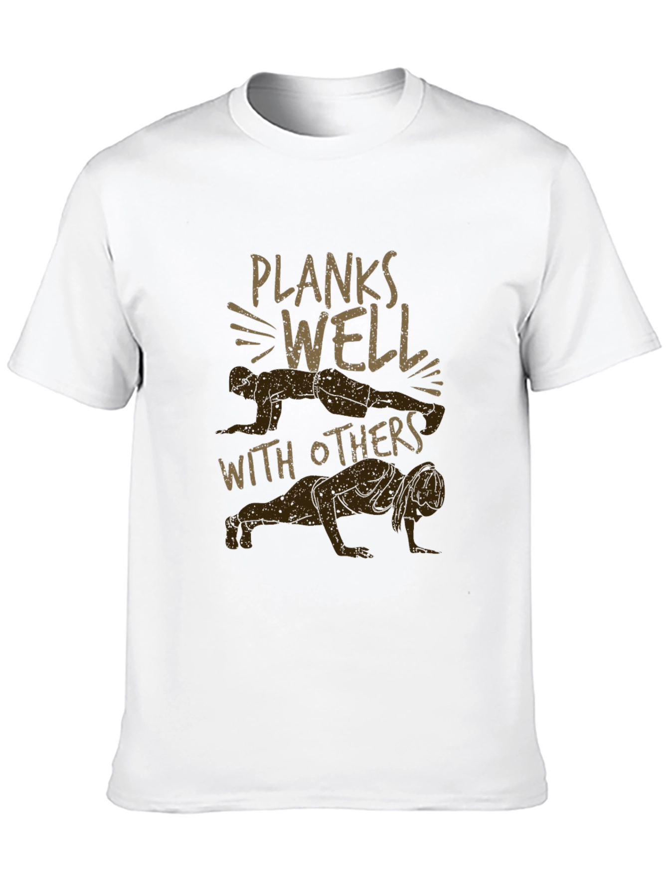 Planks Well With Others Graphic Tee - Black