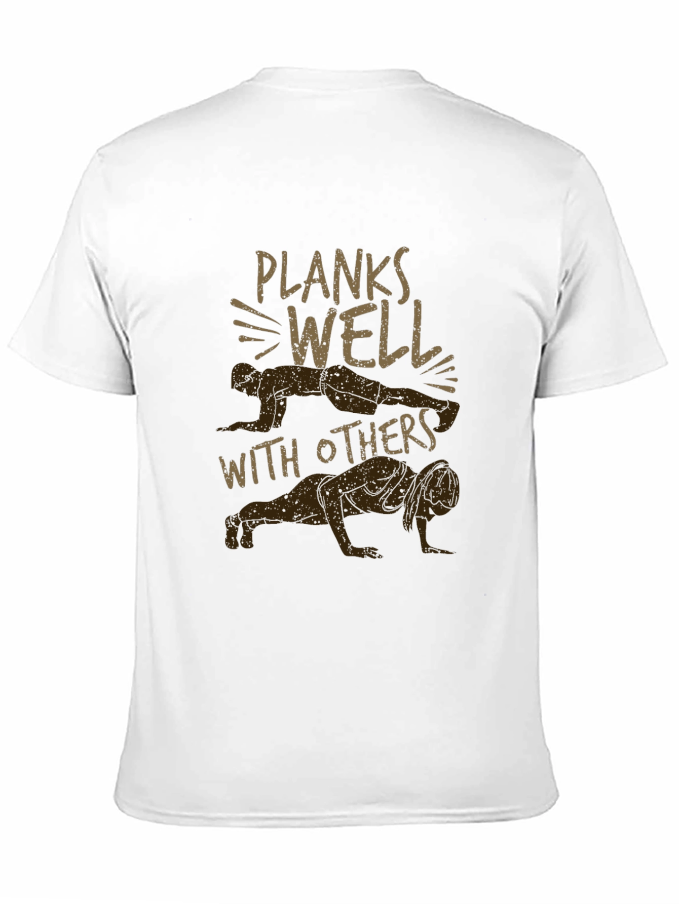 Planks Well With Others Graphic Tee - Black